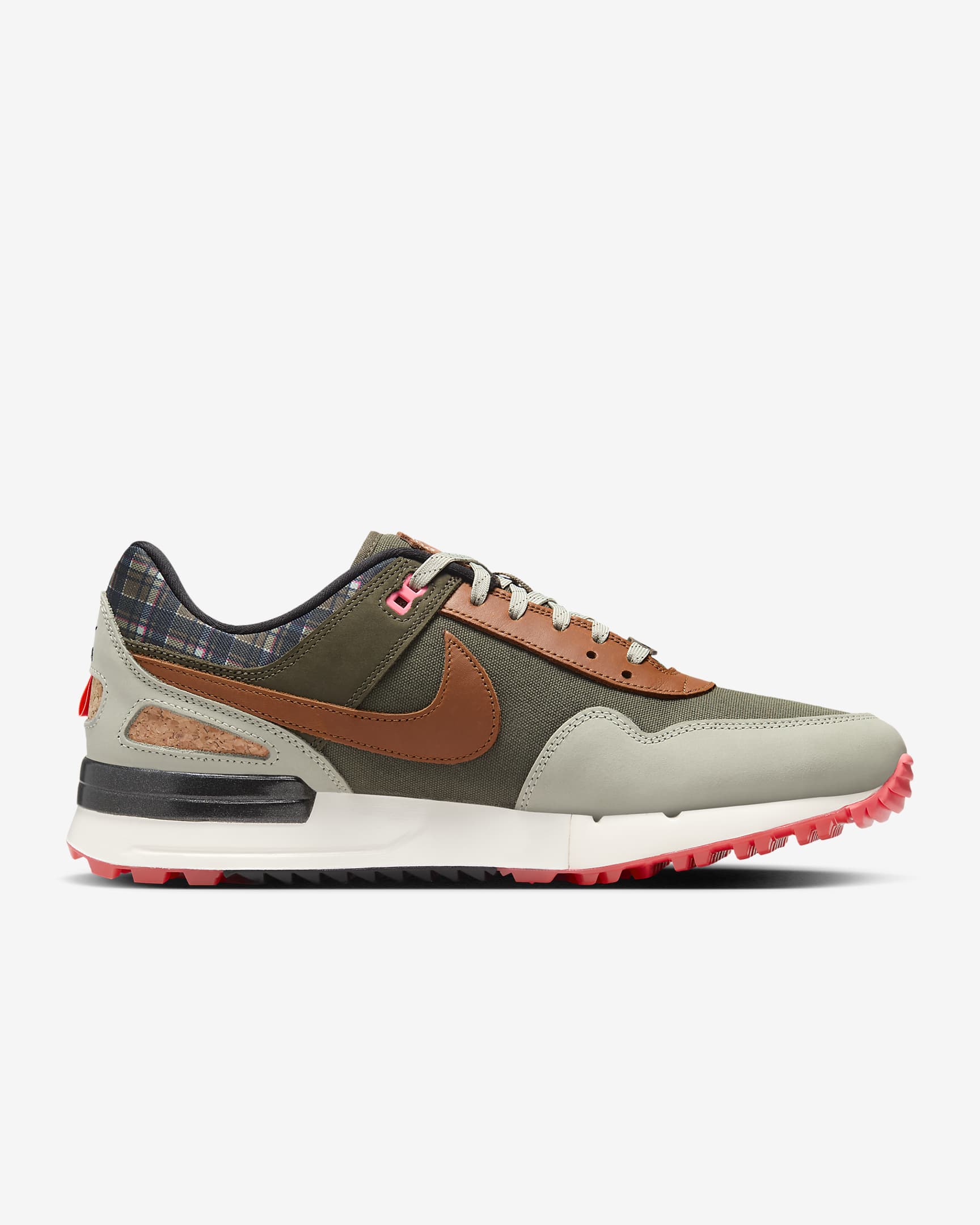 Nike Air Pegasus '89 高爾夫鞋 - Cargo Khaki/Jade Horizon/Hot Punch/Light British Tan