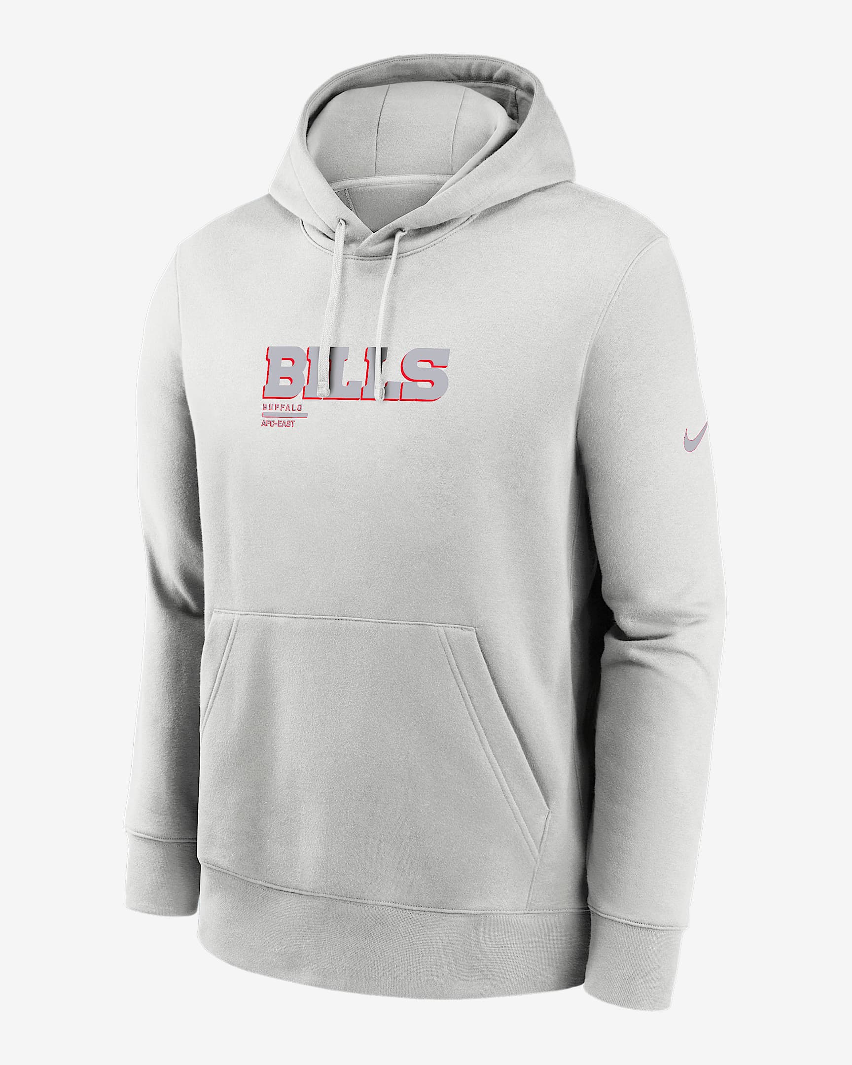 Buffalo Bills Slot Receiver Club Men's Nike NFL Pullover Hoodie - Grey