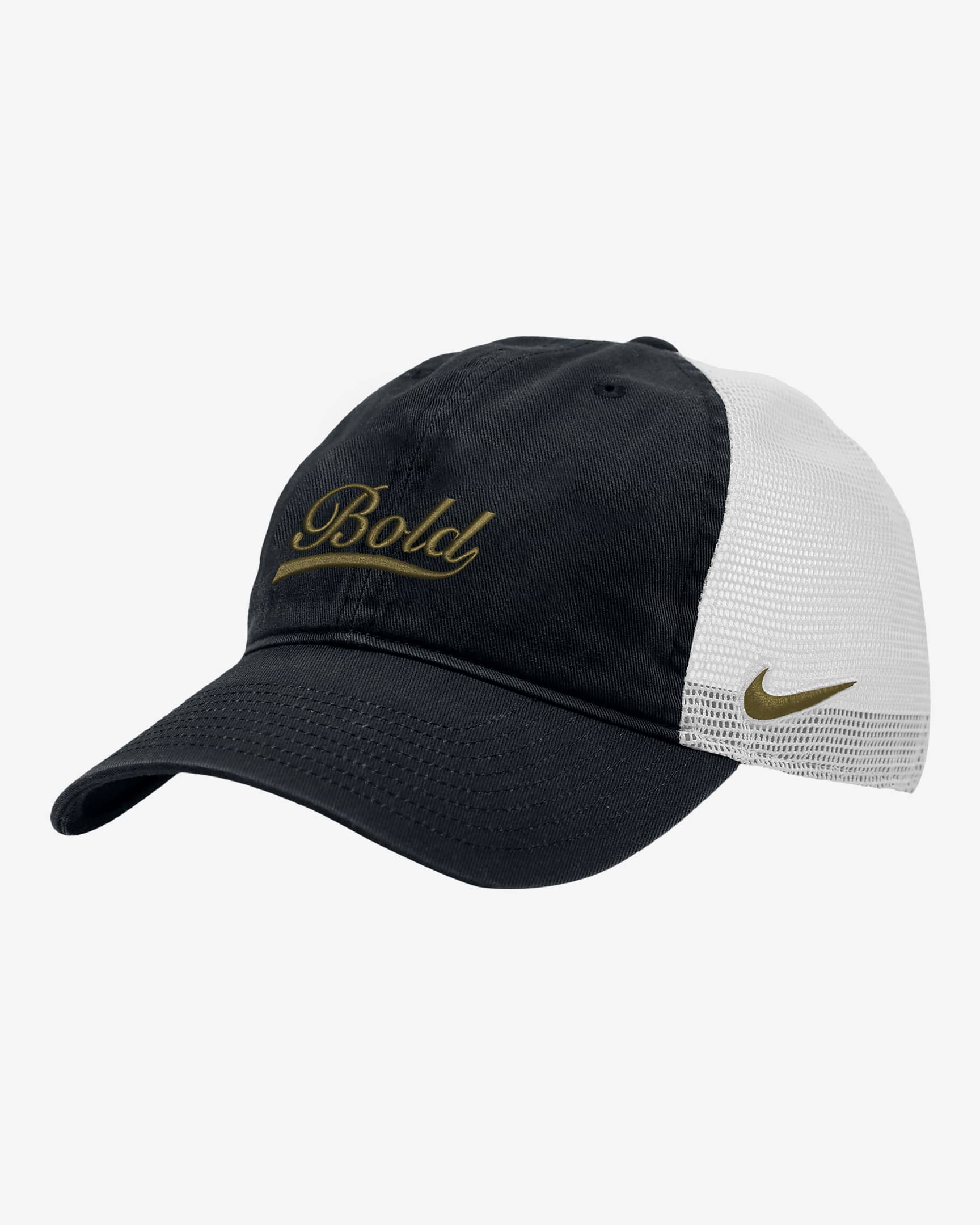 OL Reign Heritage86 Nike Soccer Trucker Hat - Black