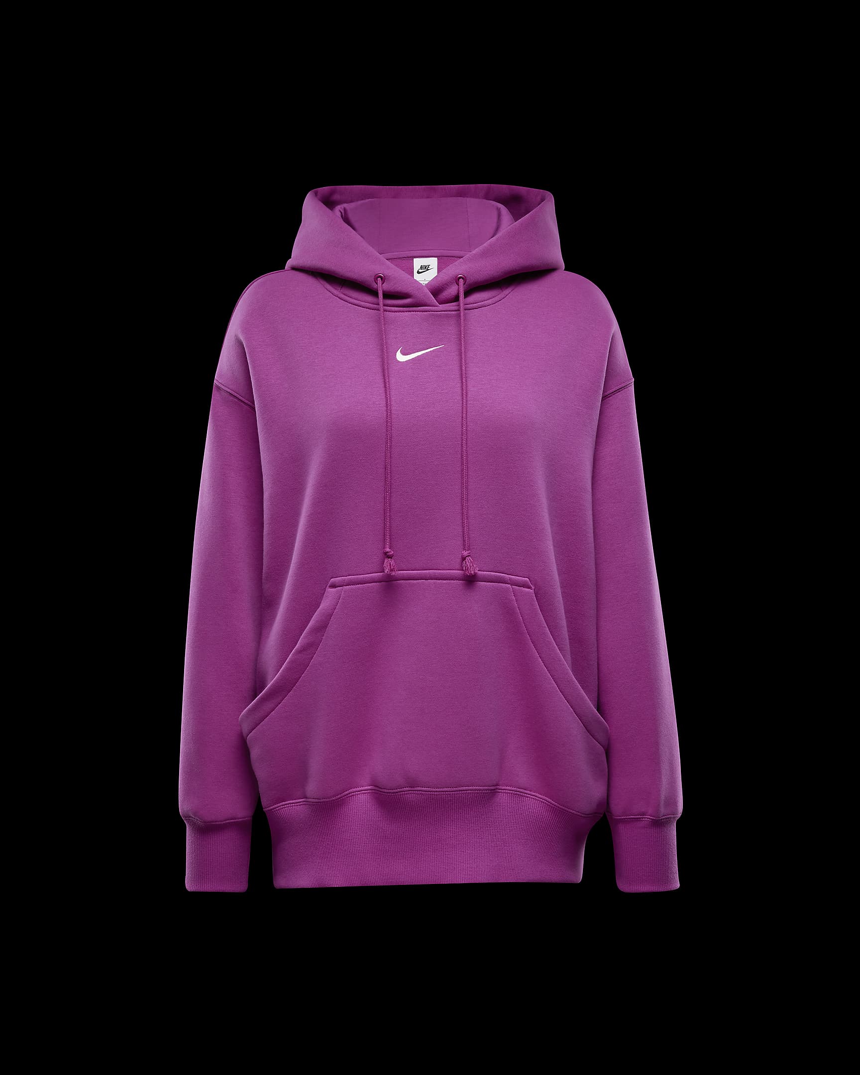 Nike Sportswear Phoenix Fleece Women's Oversized Pullover Hoodie - Hot Fuchsia/Sail