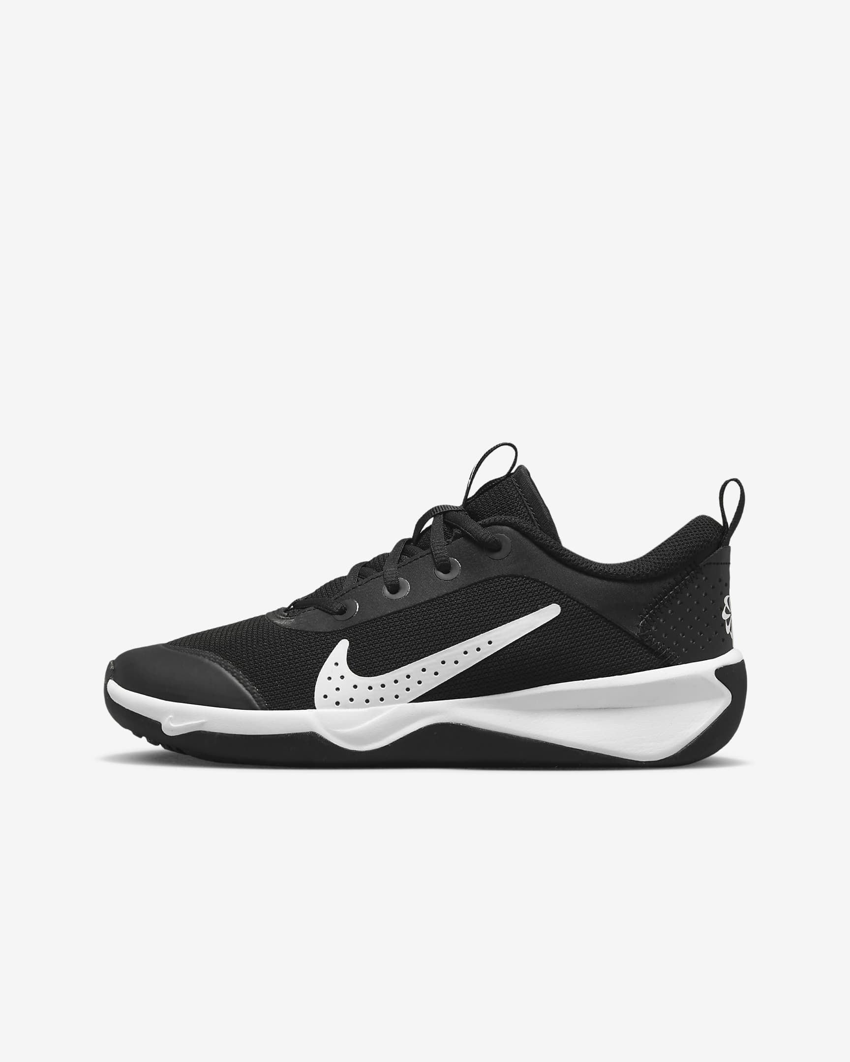 Chaussure de sport en salle Nike Omni Multi-Court pour ado - Noir/Blanc