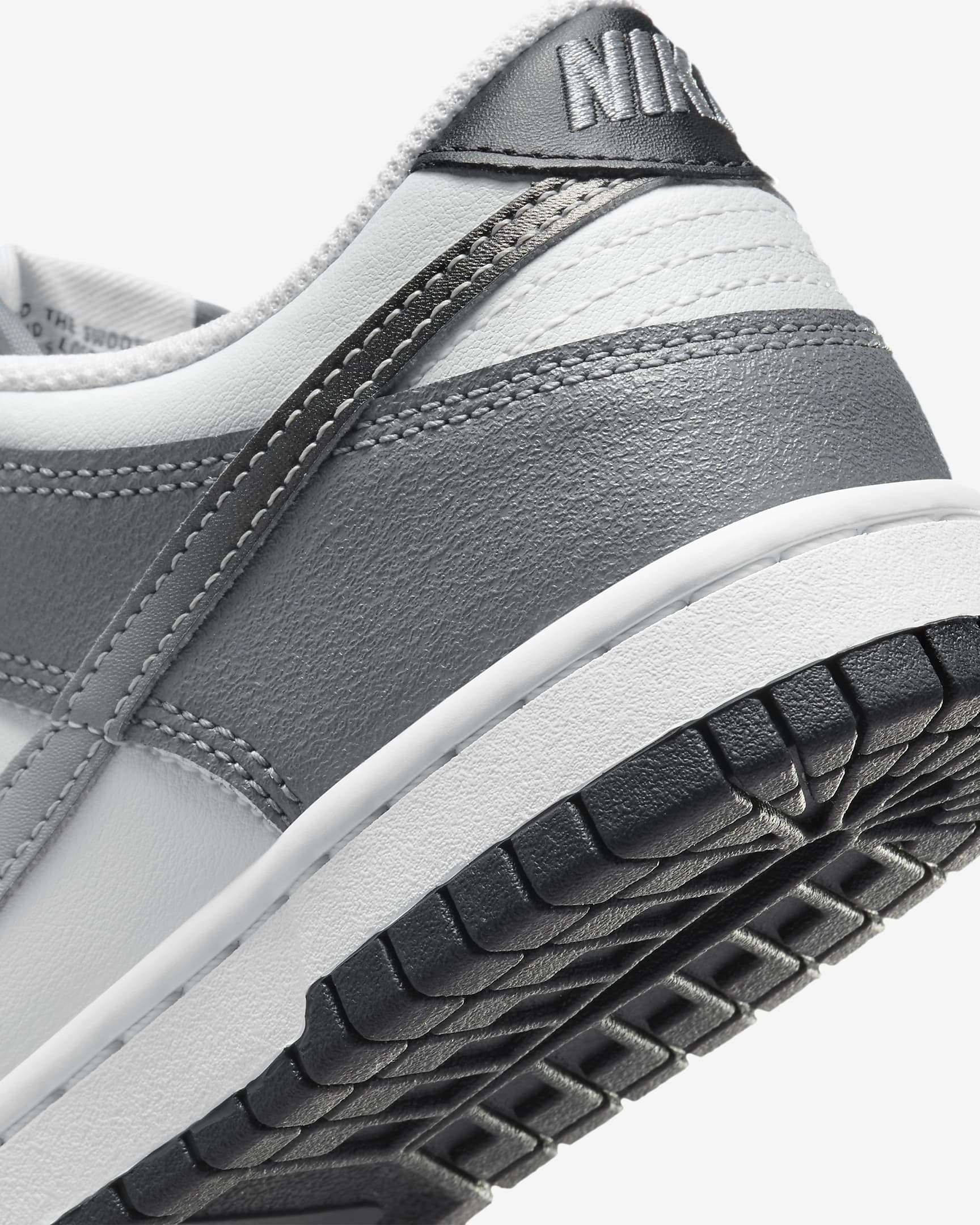 Nike Dunk Low kinderschoenen - Cool Grey/Summit White/Wit/Light Smoke Grey