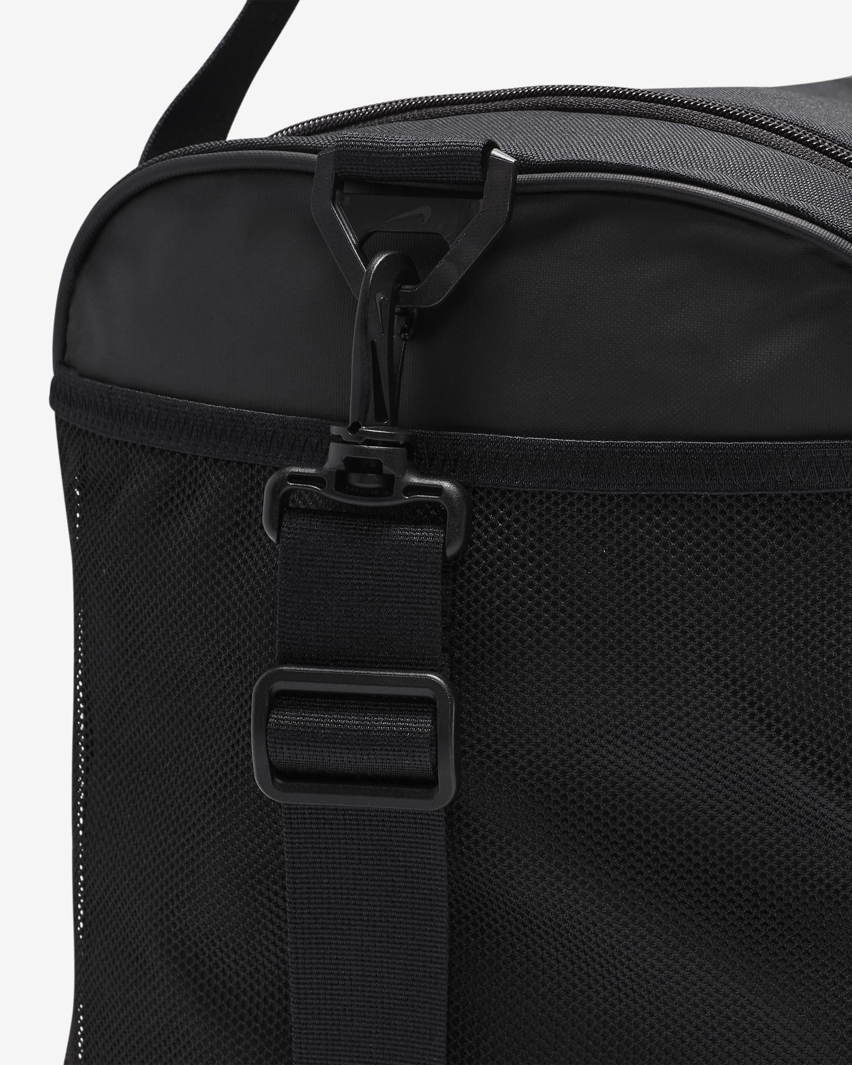 Sac de sport pour le football Nike Academy Team (taille moyenne, 60 L) - Noir/Noir/Blanc