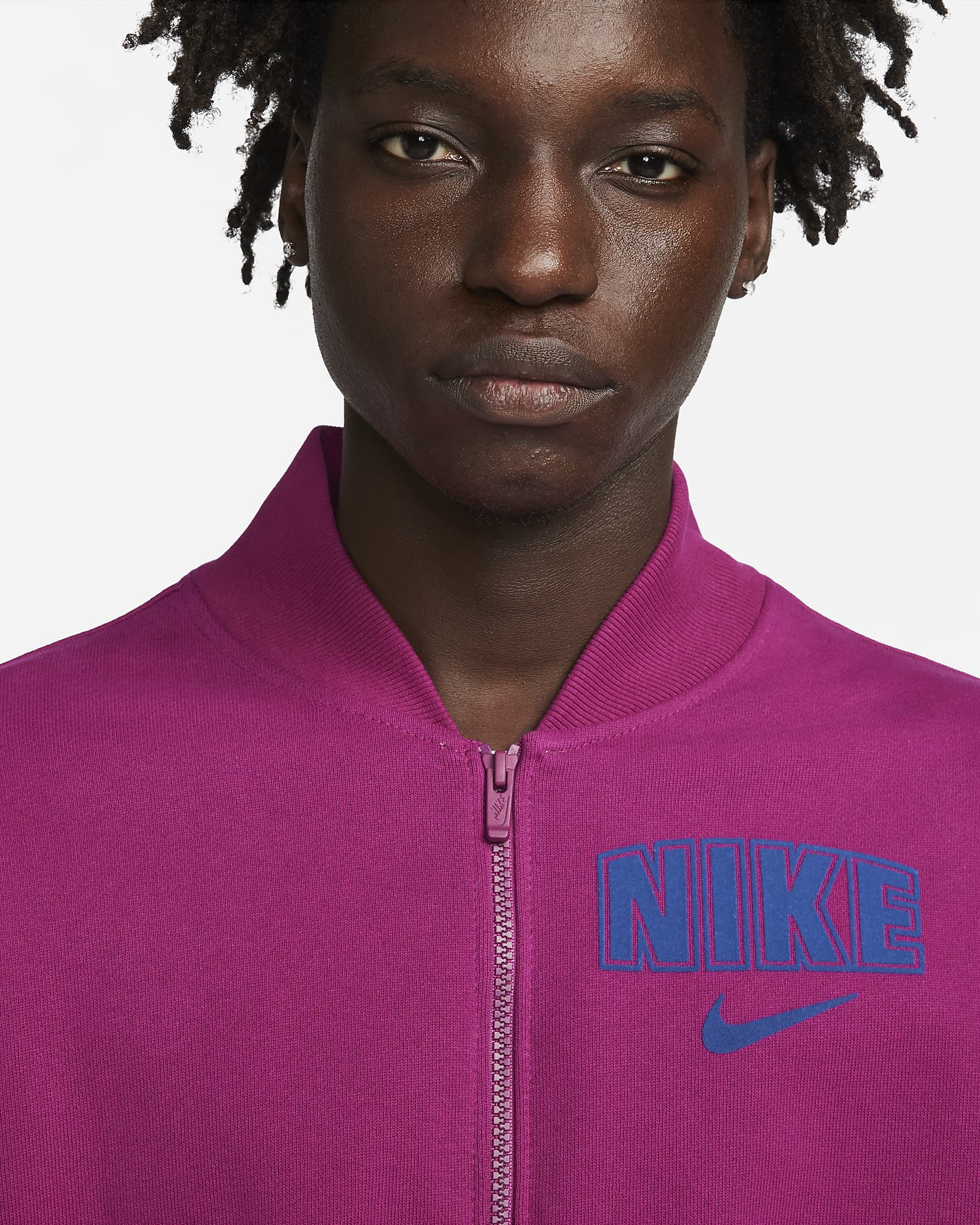 Nike Sportswear Varsityjakke i fleece til mænd. Nike DK