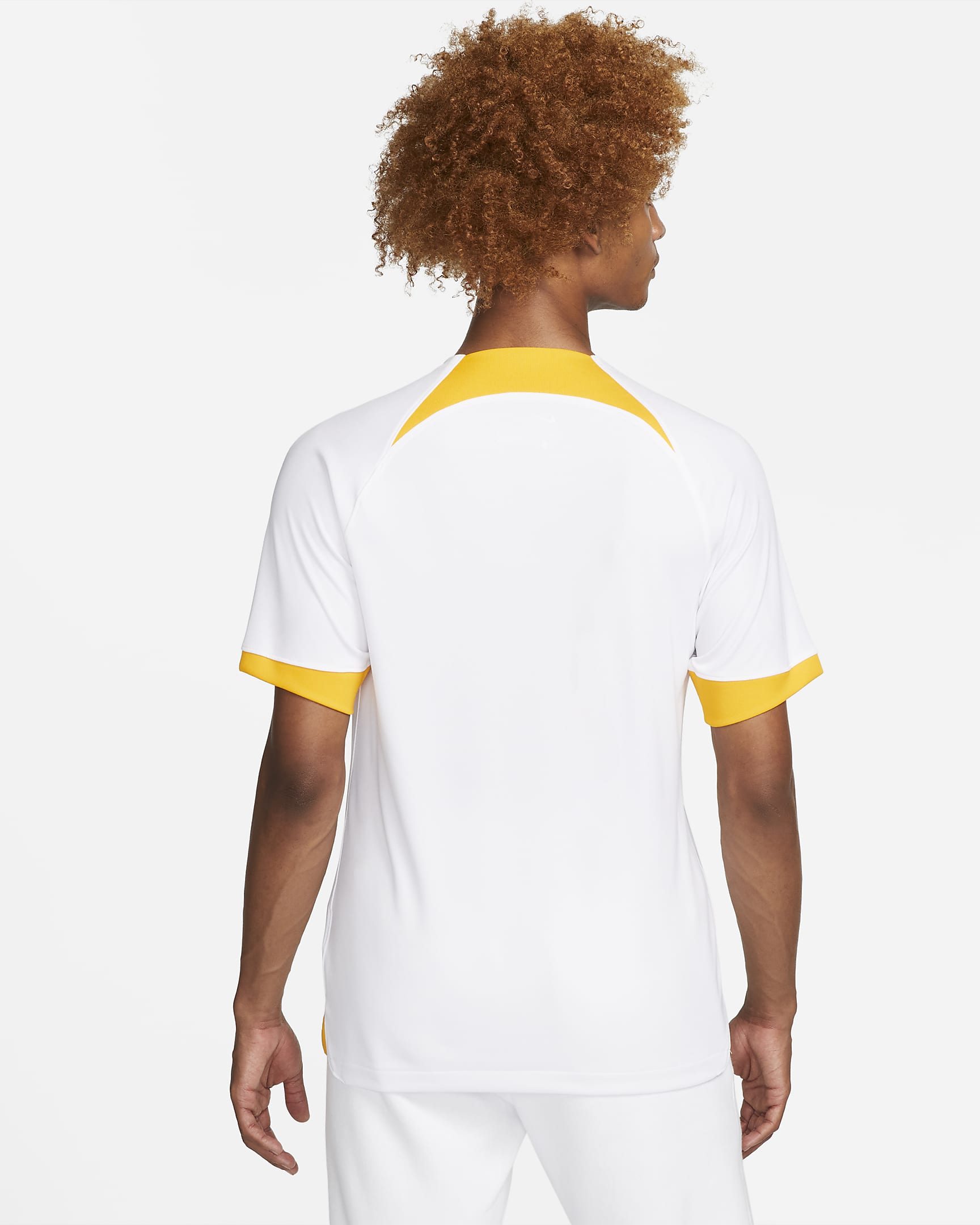 Kaizer Chiefs F.C. 2022/23 Stadium Away Men's Nike Dri-FIT Football Shirt - White/White/Taxi/Taxi