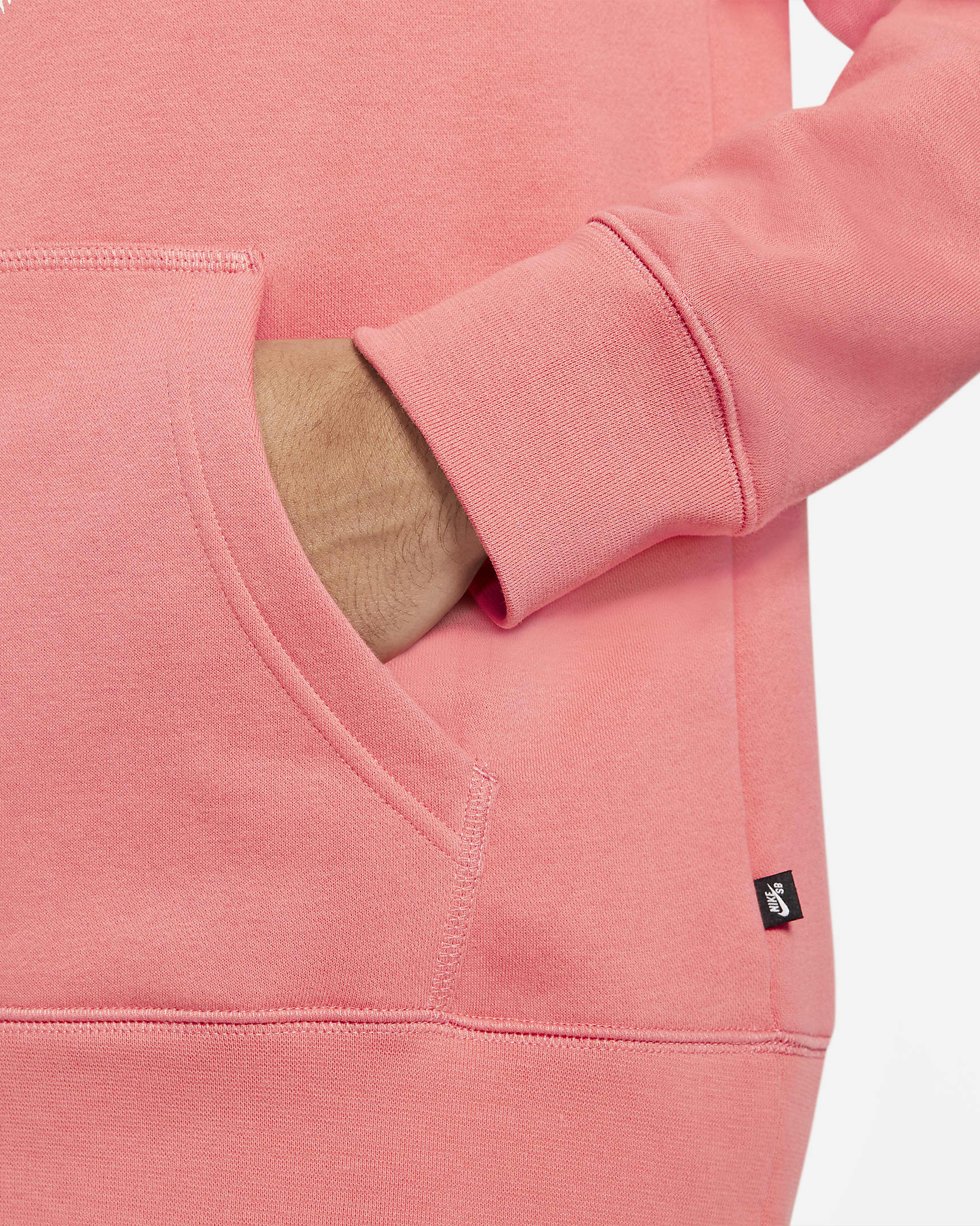 Nike SB Graphic Skate Hoodie - Pink Salt/White