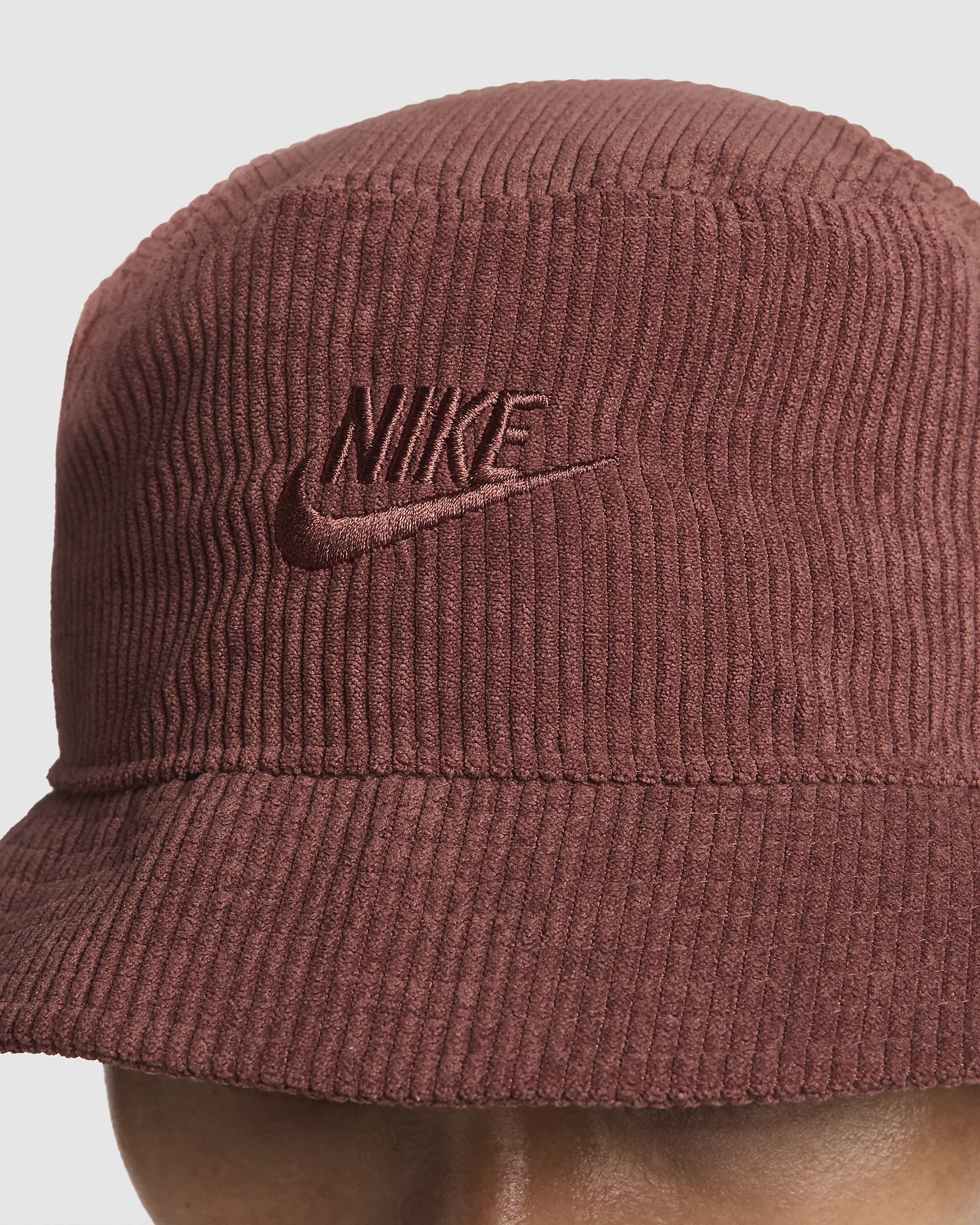 Nike Apex Corduroy Bucket Hat - Dark Pony/Dark Pony