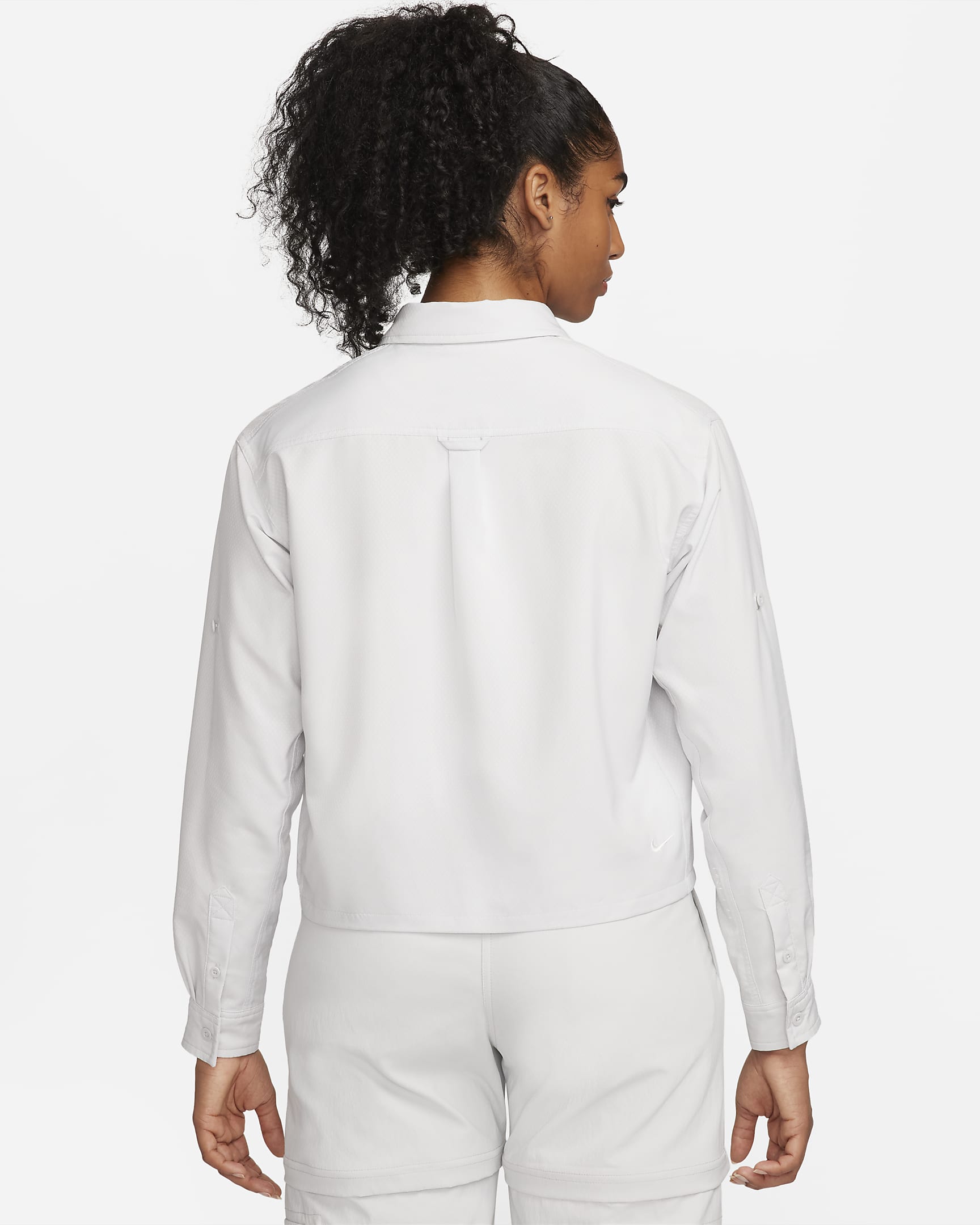 Nike ACG 'Devastation Trail' Women's UV Long-Sleeve Top - Photon Dust/Summit White