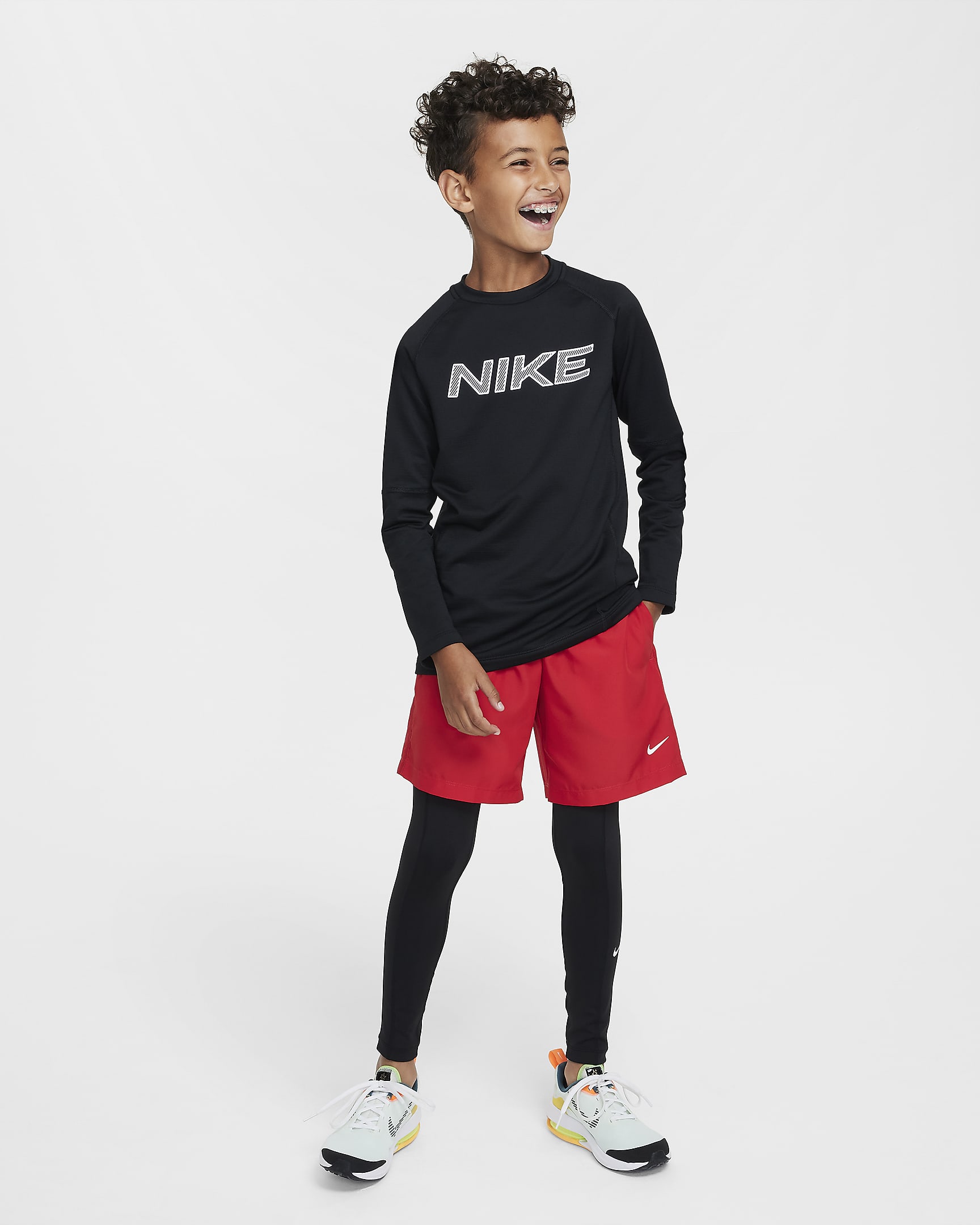 nike men's pro warm thermal top