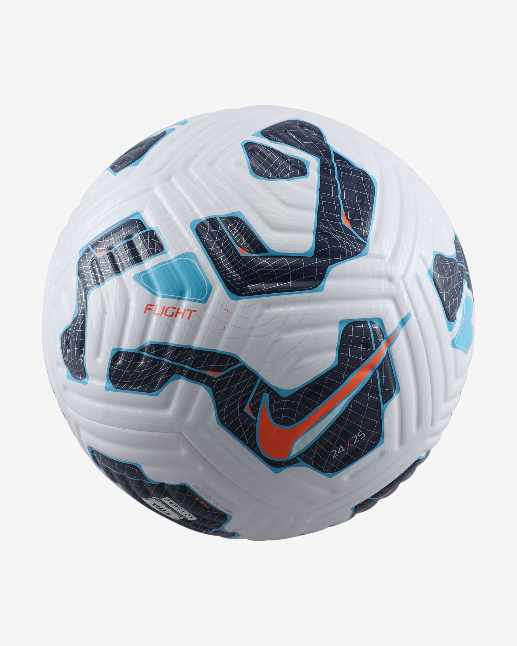 Nike Flight Soccer Ball - White/Blackened Blue/Hyper Crimson