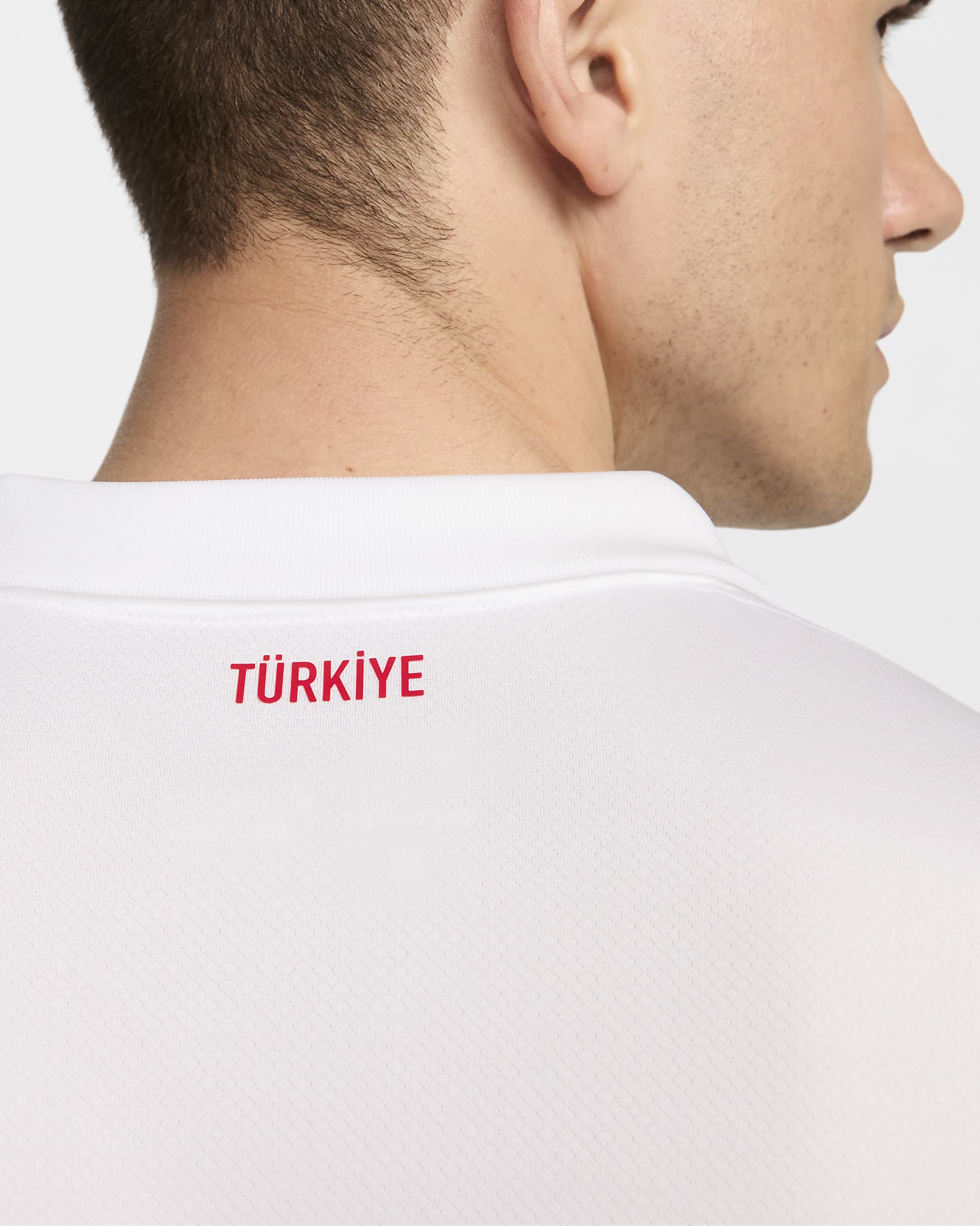 Türkei 2024/25 Stadium Home Nike Replica Fußballtrikot mit Dri-FIT-Technologie für Herren - Weiß/Sport Red/Sport Red