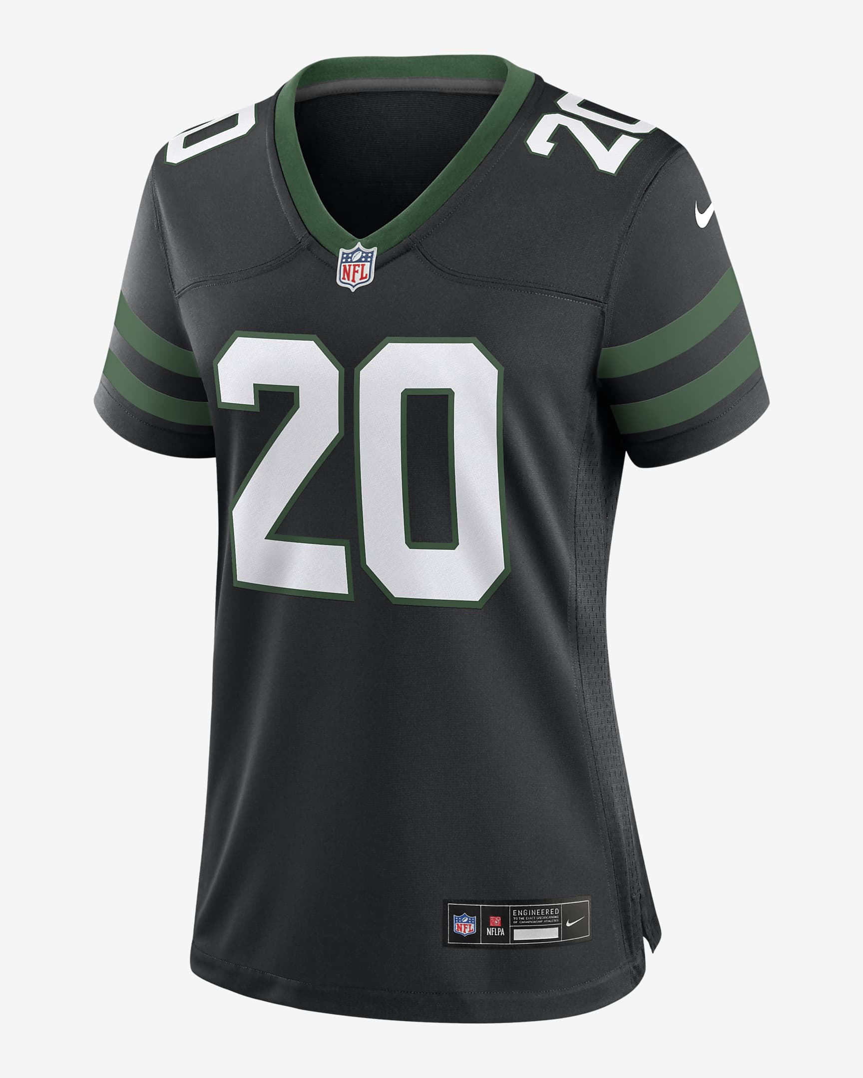 Breece Hall New York Jets Women's Nike NFL Game Football Jersey - Black