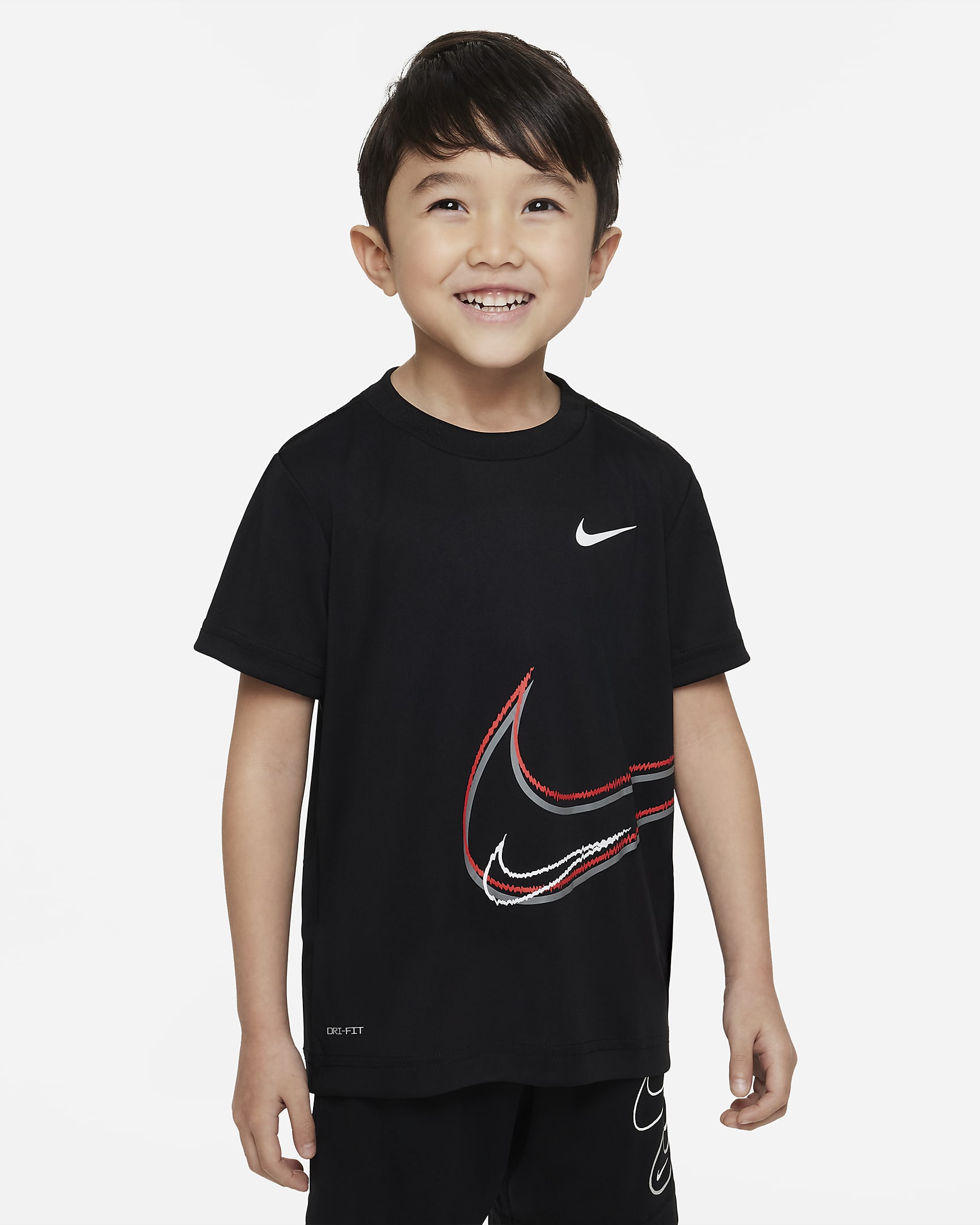 Nike Swoosh Distortion Tee Toddler T-Shirt. Nike.com