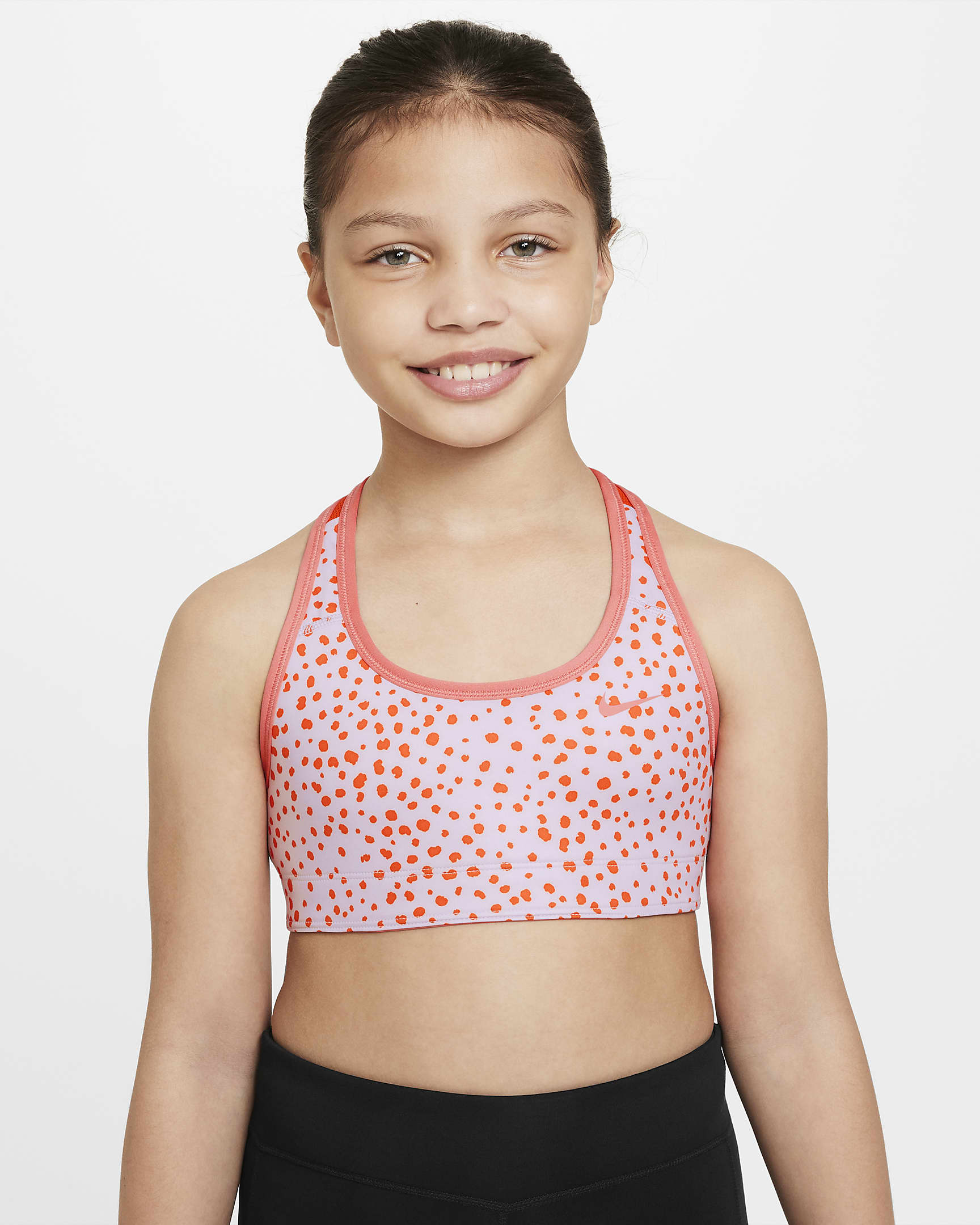 Nike Dri-FIT Swoosh Older Kids' (Girls') Reversible Sports Bra. Nike HU