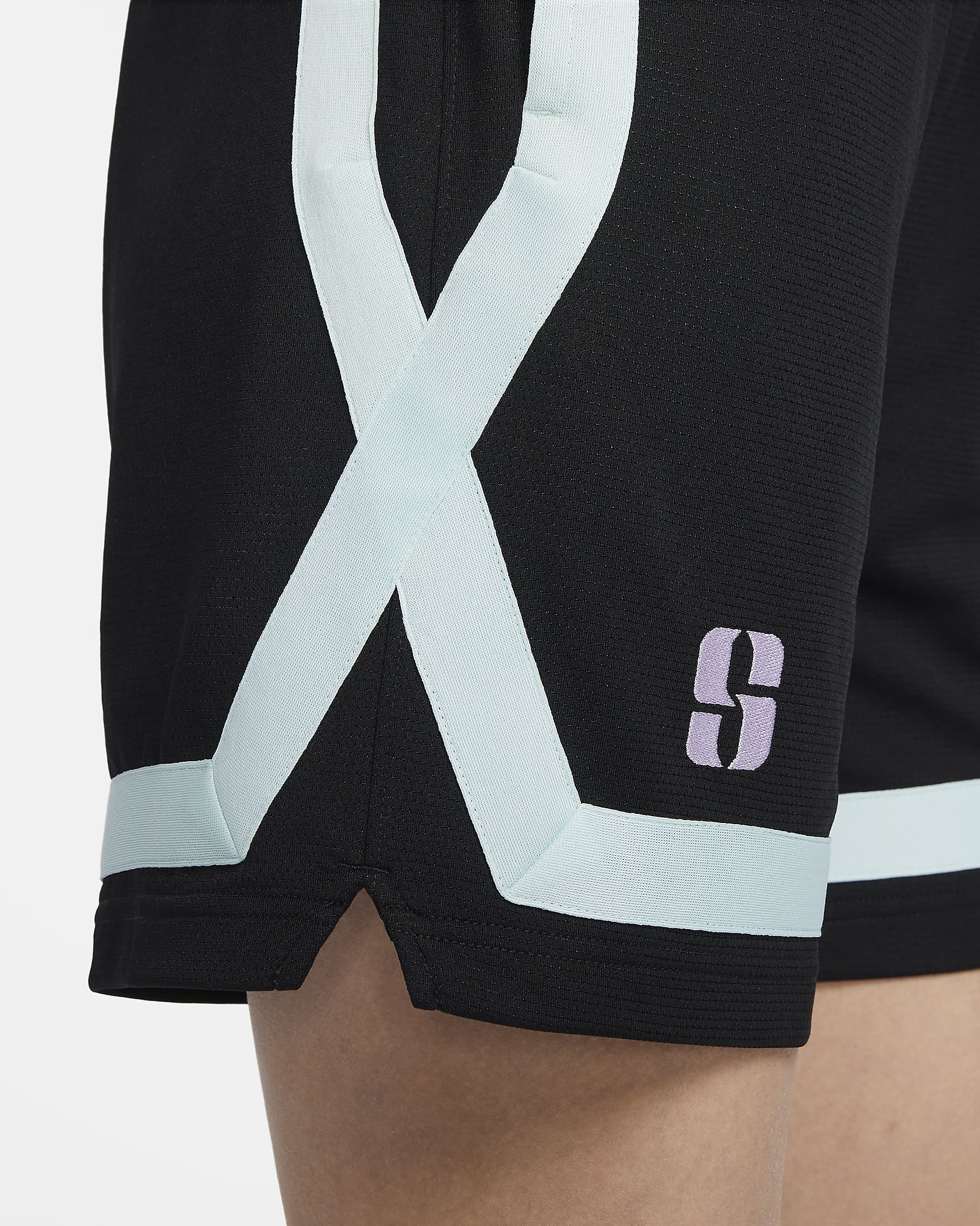 Sabrina Dri-FIT Basketball Shorts - Black/Lilac Bloom