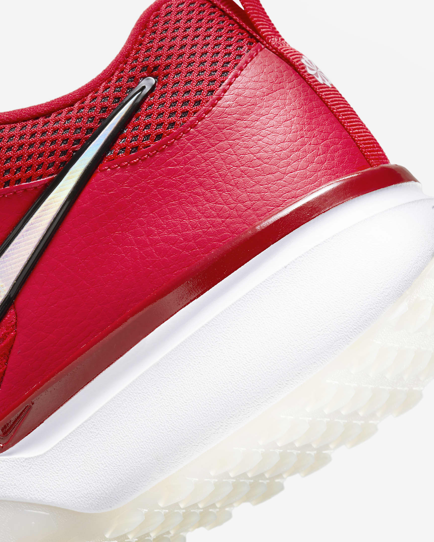 Tenis de béisbol para hombre Nike Air Zoom Diamond Elite Turf - Rojo universitario/Platino puro/Rojo gimnasio/Blanco