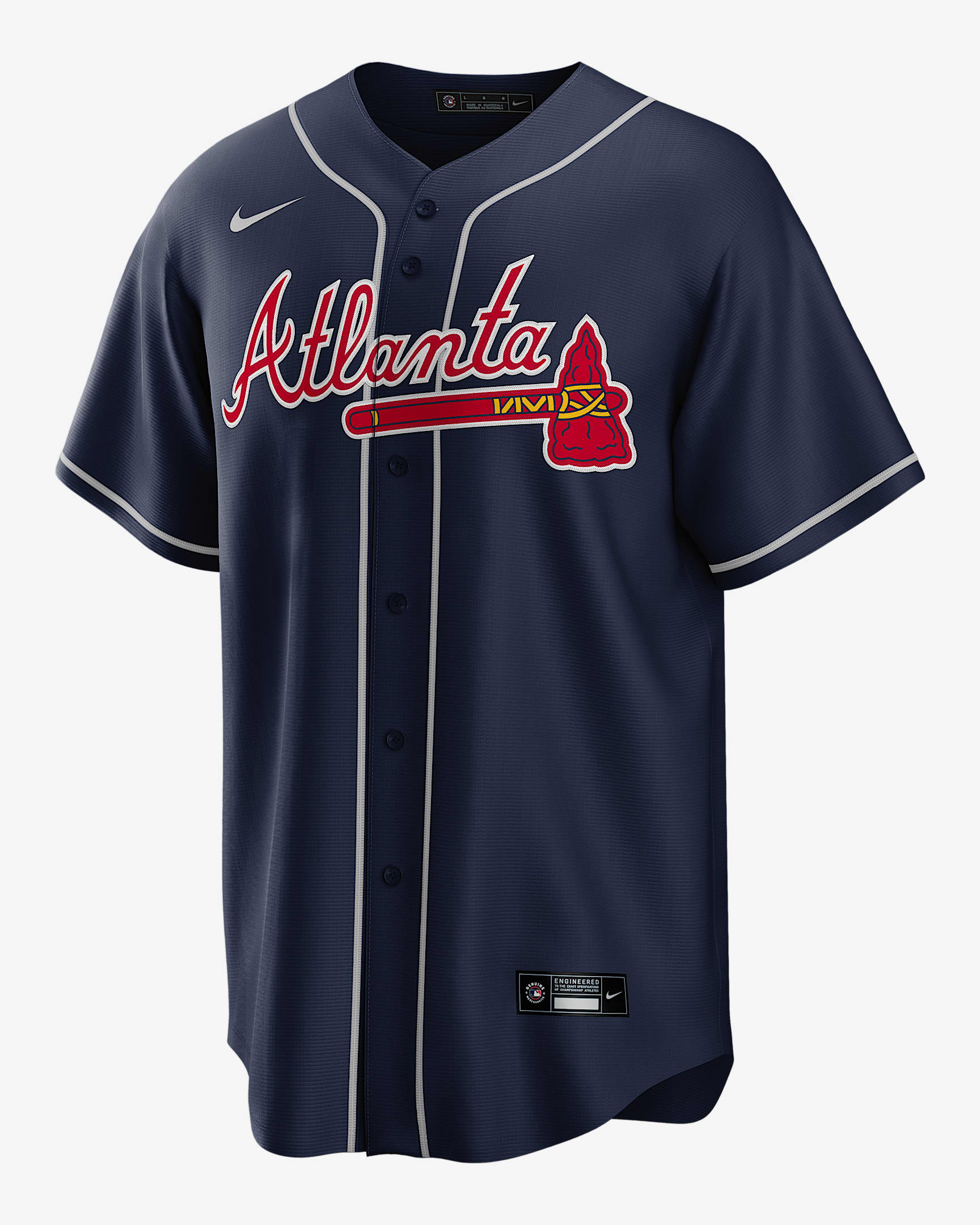 Austin Riley Atlanta Braves Men's Nike MLB Replica Jersey - Navy