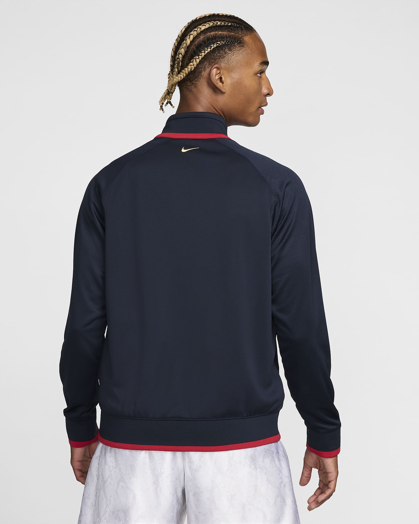 KB Nike Dri-FIT basketjakke til herre - Dark Obsidian/Jersey Gold