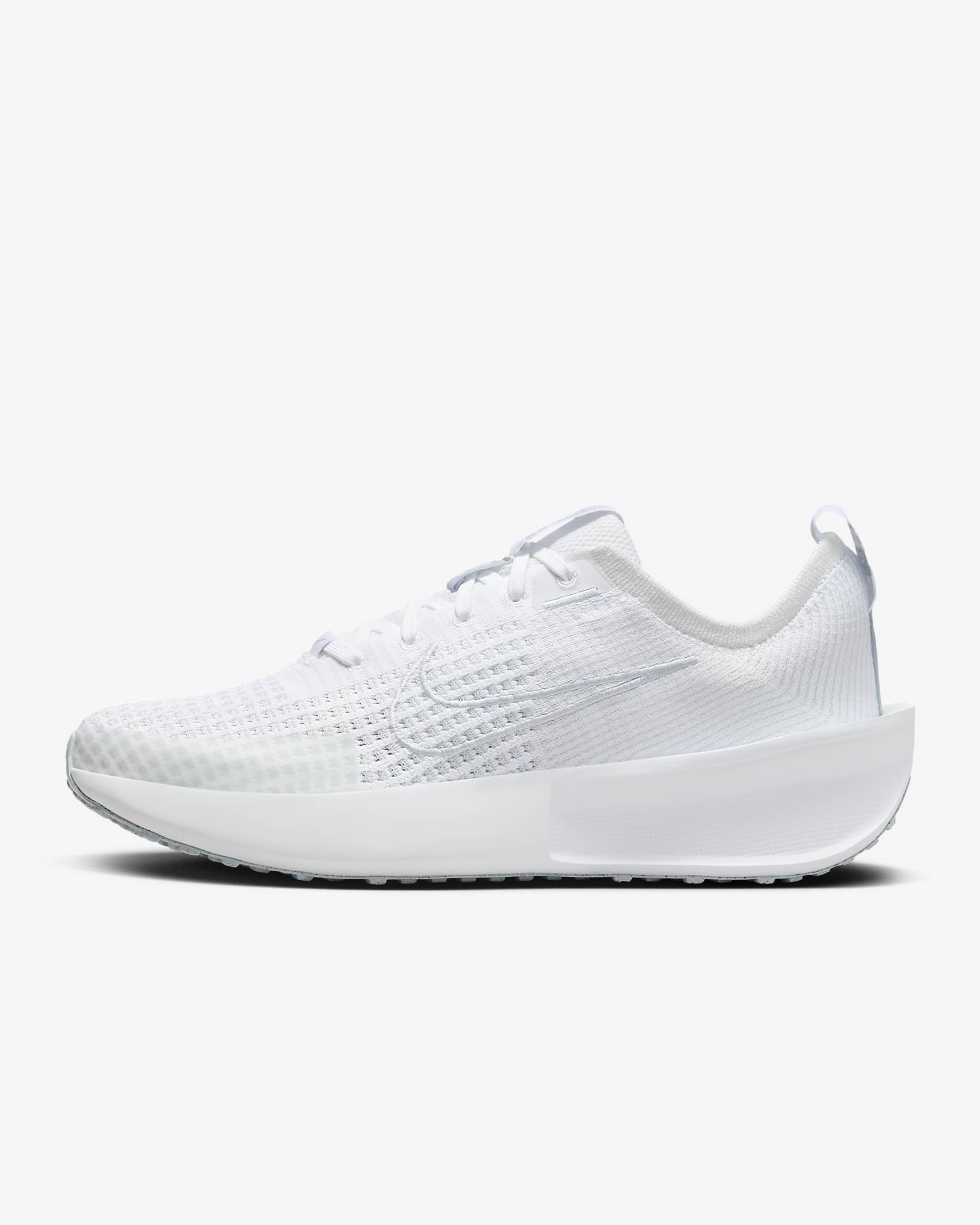 Tenis de correr en pavimento para mujer Nike Interact Run - Blanco/Gris lobo/Platino puro