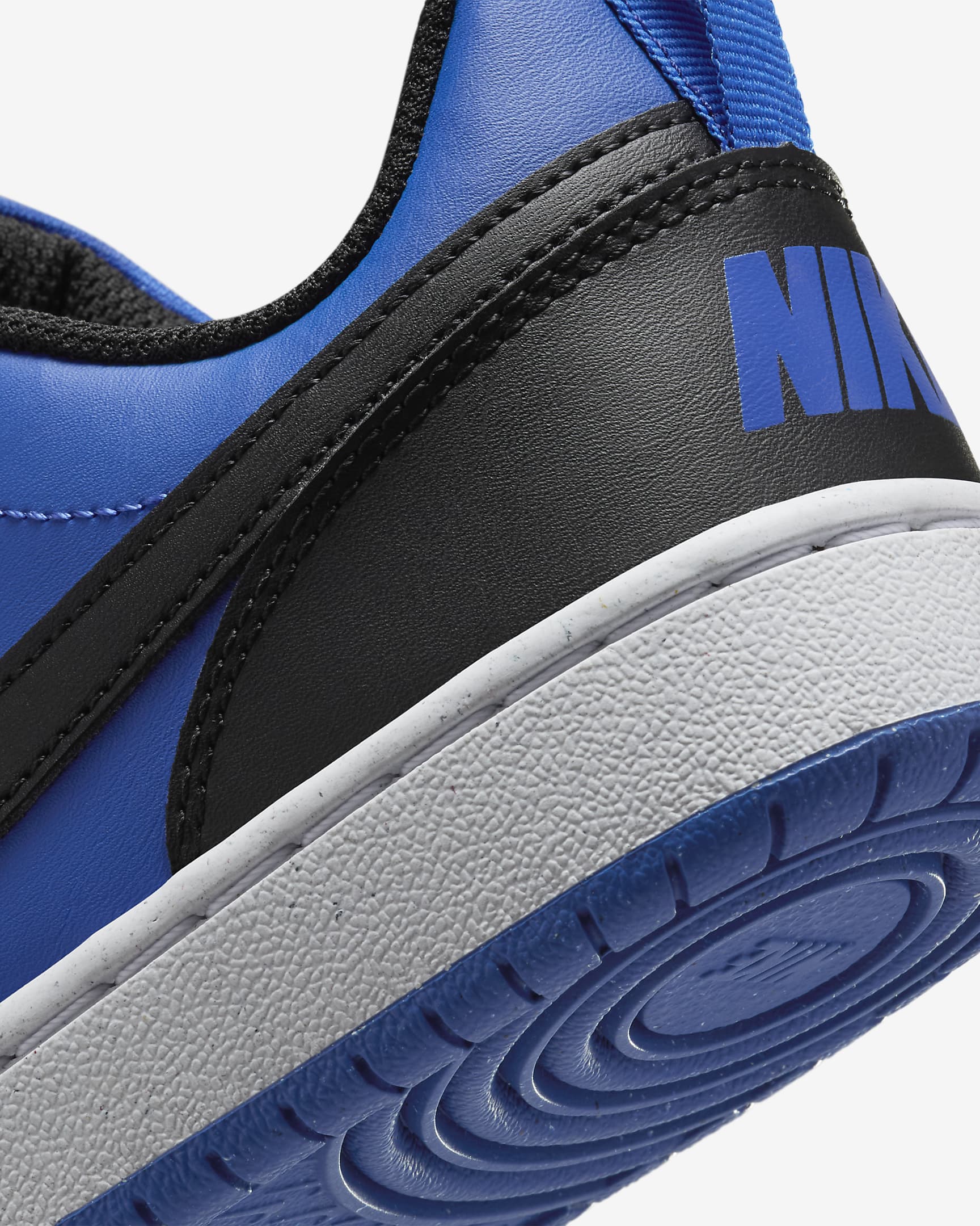 Nike Court Borough Low Recraft Older Kids' Shoes - Game Royal/White/Black