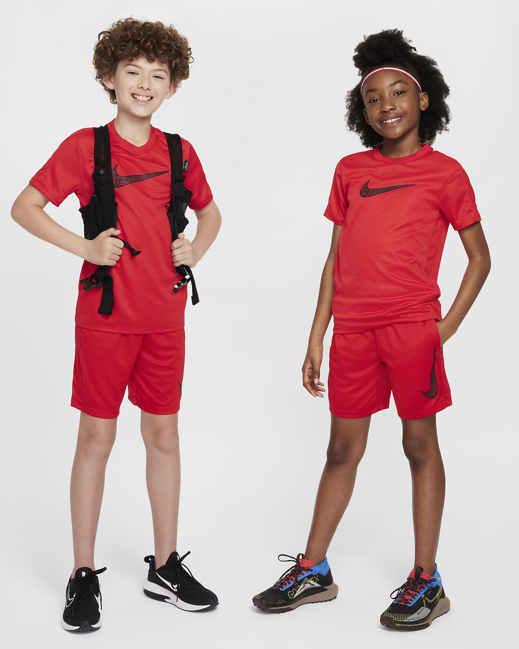 Nike Trophy23 Big Kids' Dri-FIT Shorts - University Red