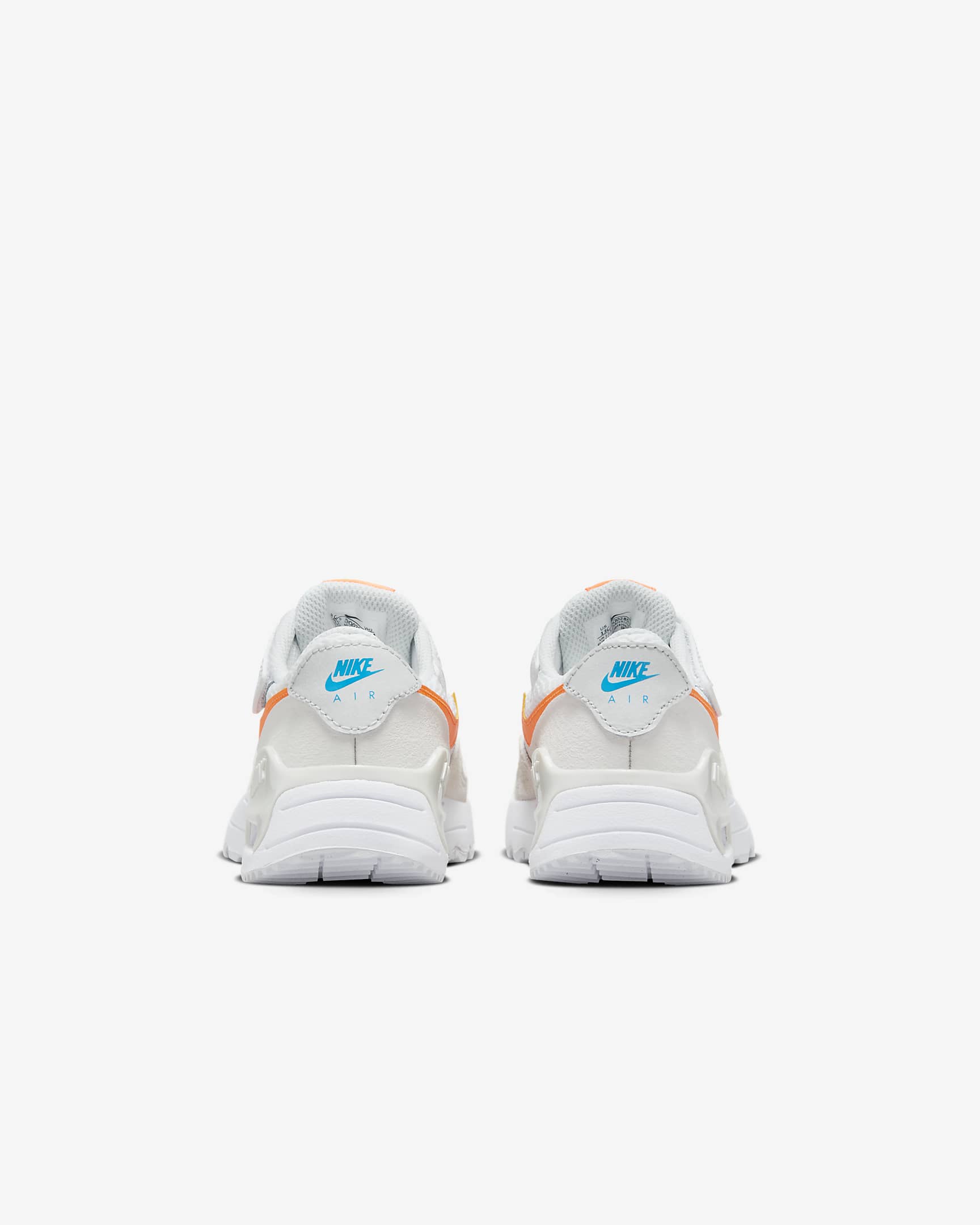 Nike Air Max SYSTM Younger Kids' Shoes - White/Phantom/Photon Dust/Total Orange