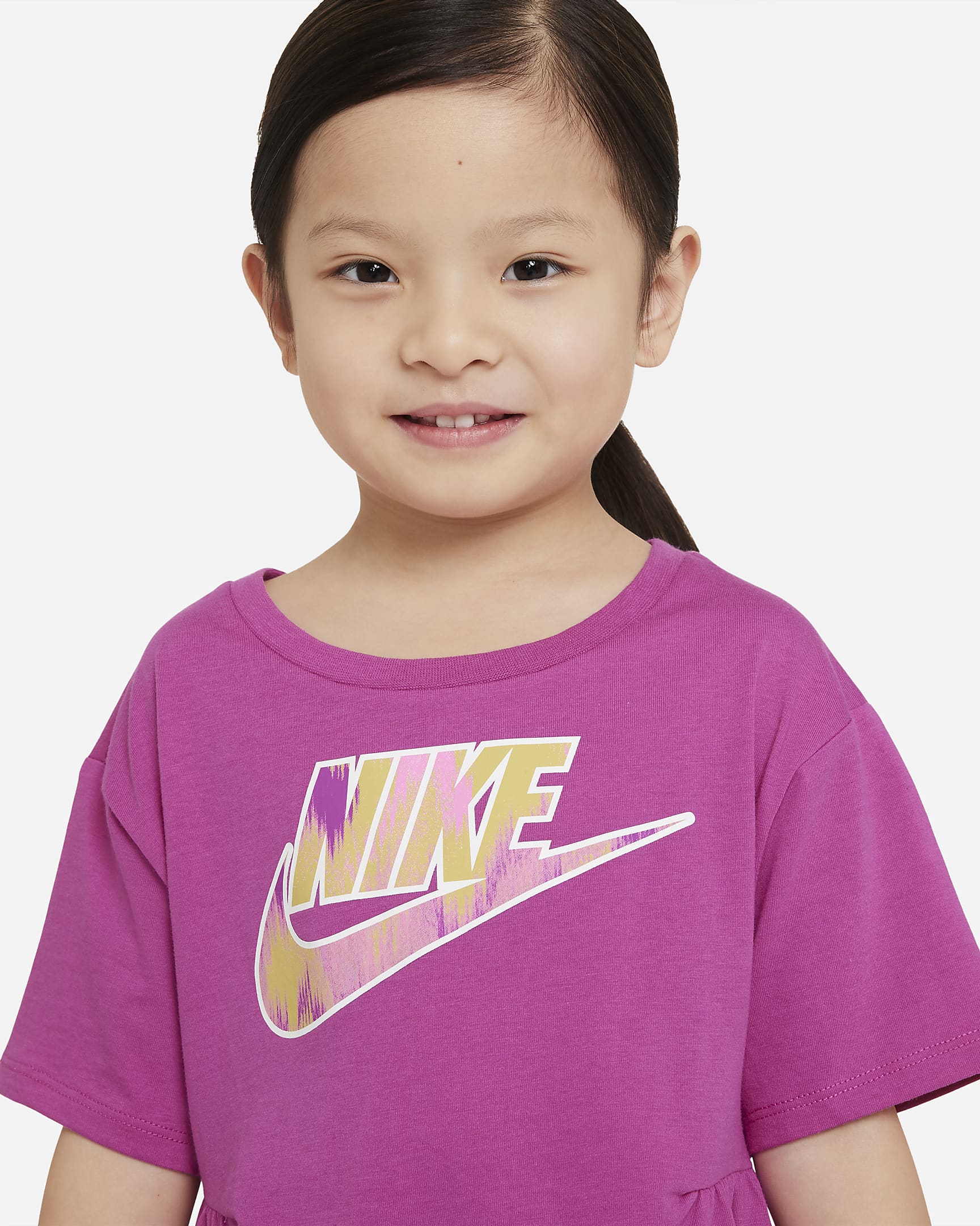 Vestido infantil Nike Printed Club Dress. Nike.com