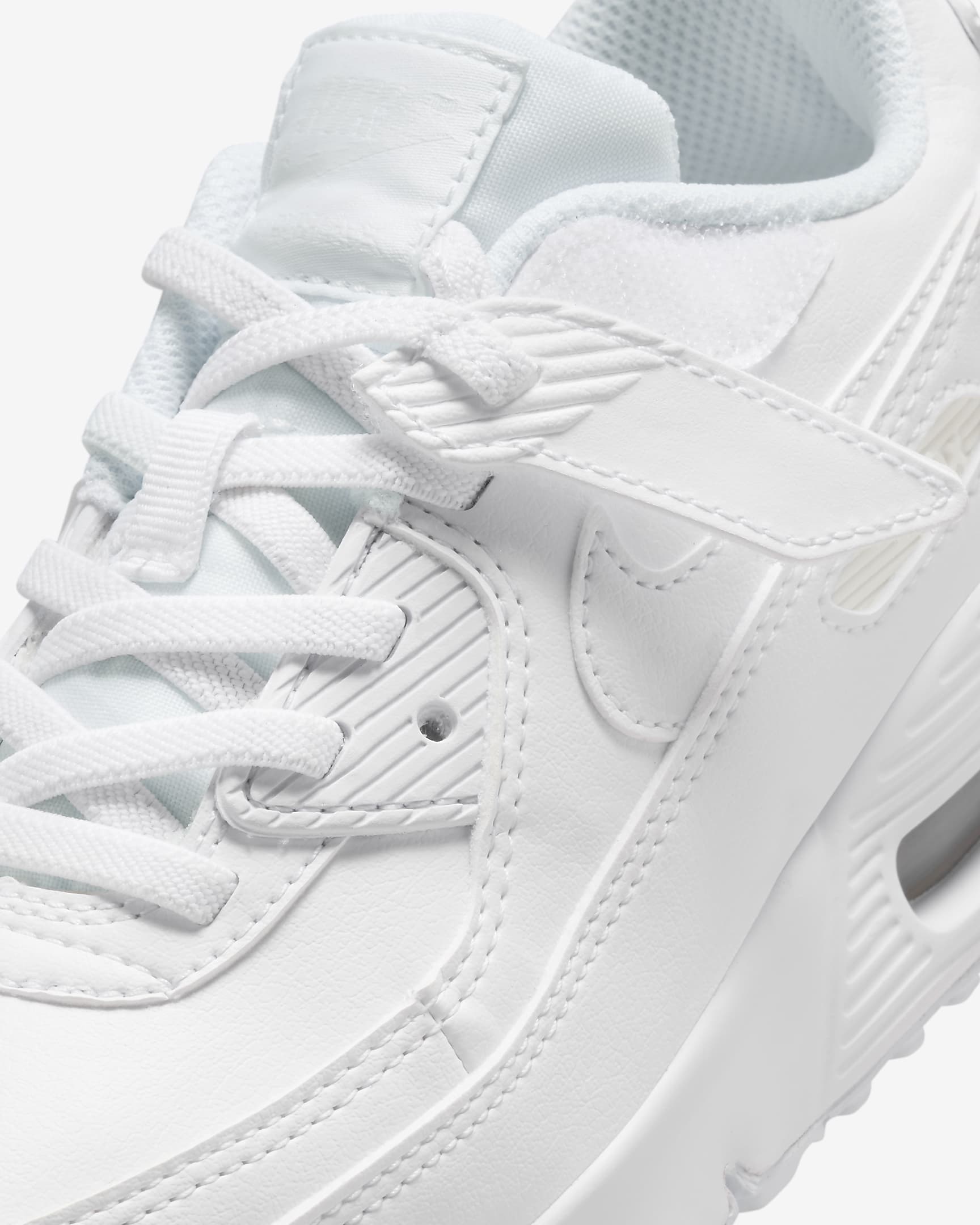 Chaussure Nike Air Max 90 EasyOn pour enfant - Blanc/Metallic Silver/Blanc/Blanc