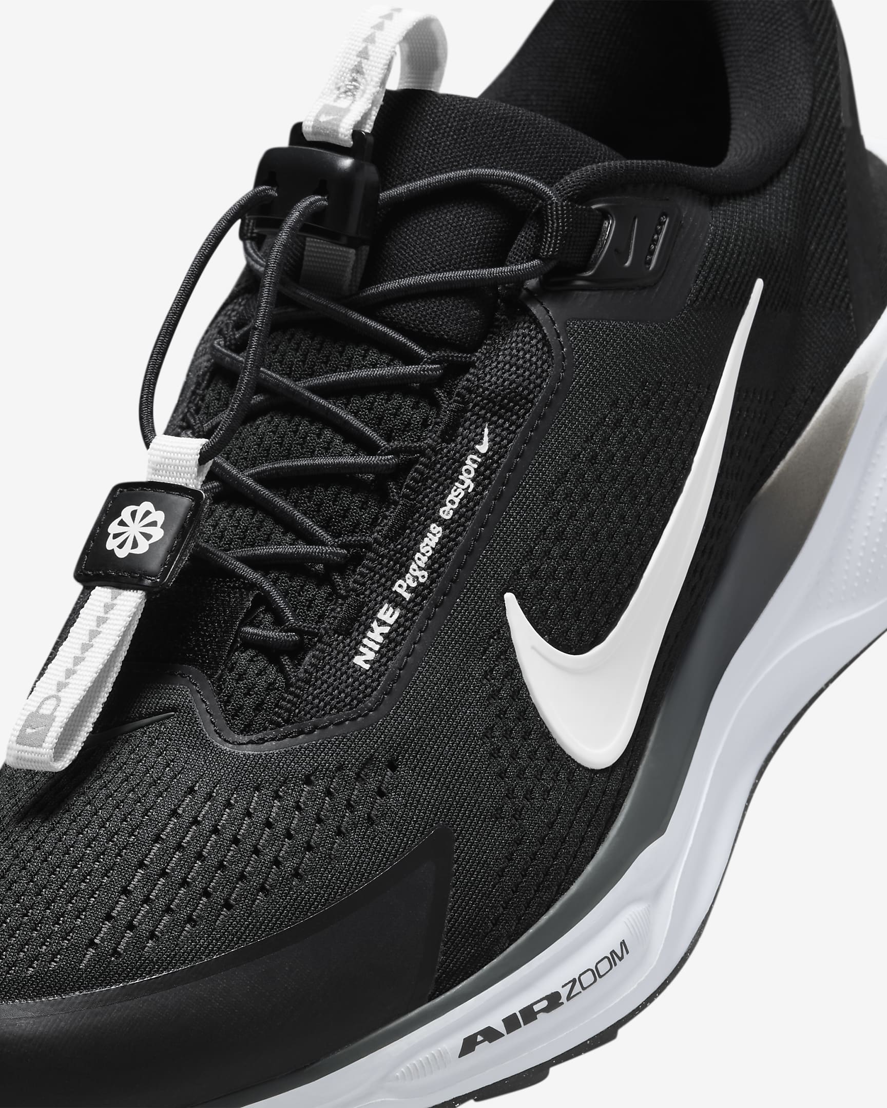 Męskie buty do biegania po asfalcie Nike Pegasus EasyOn - Czerń/Anthracite/Photon Dust/Biel