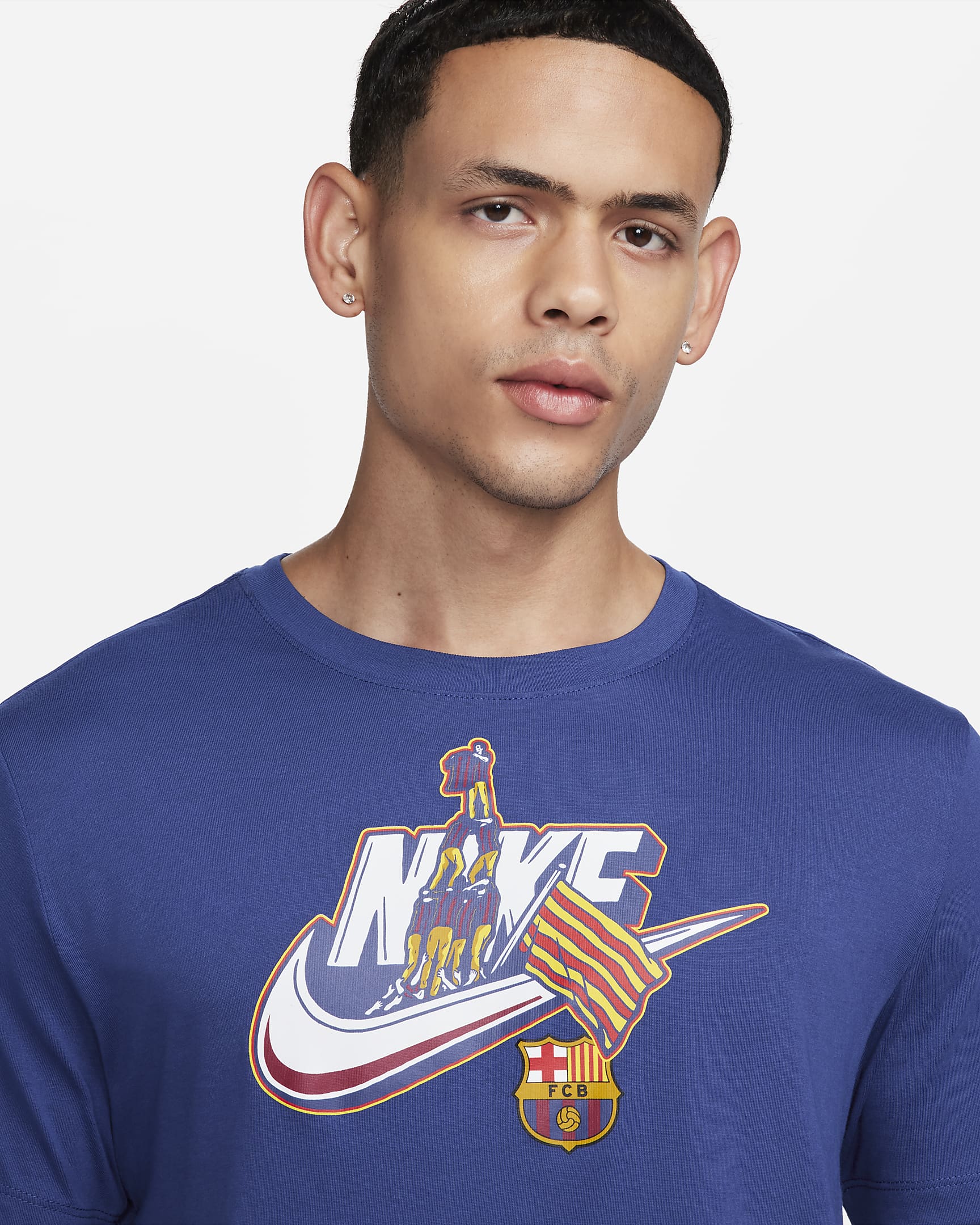 F.C. Barcelona Men's Nike T-Shirt. Nike UK