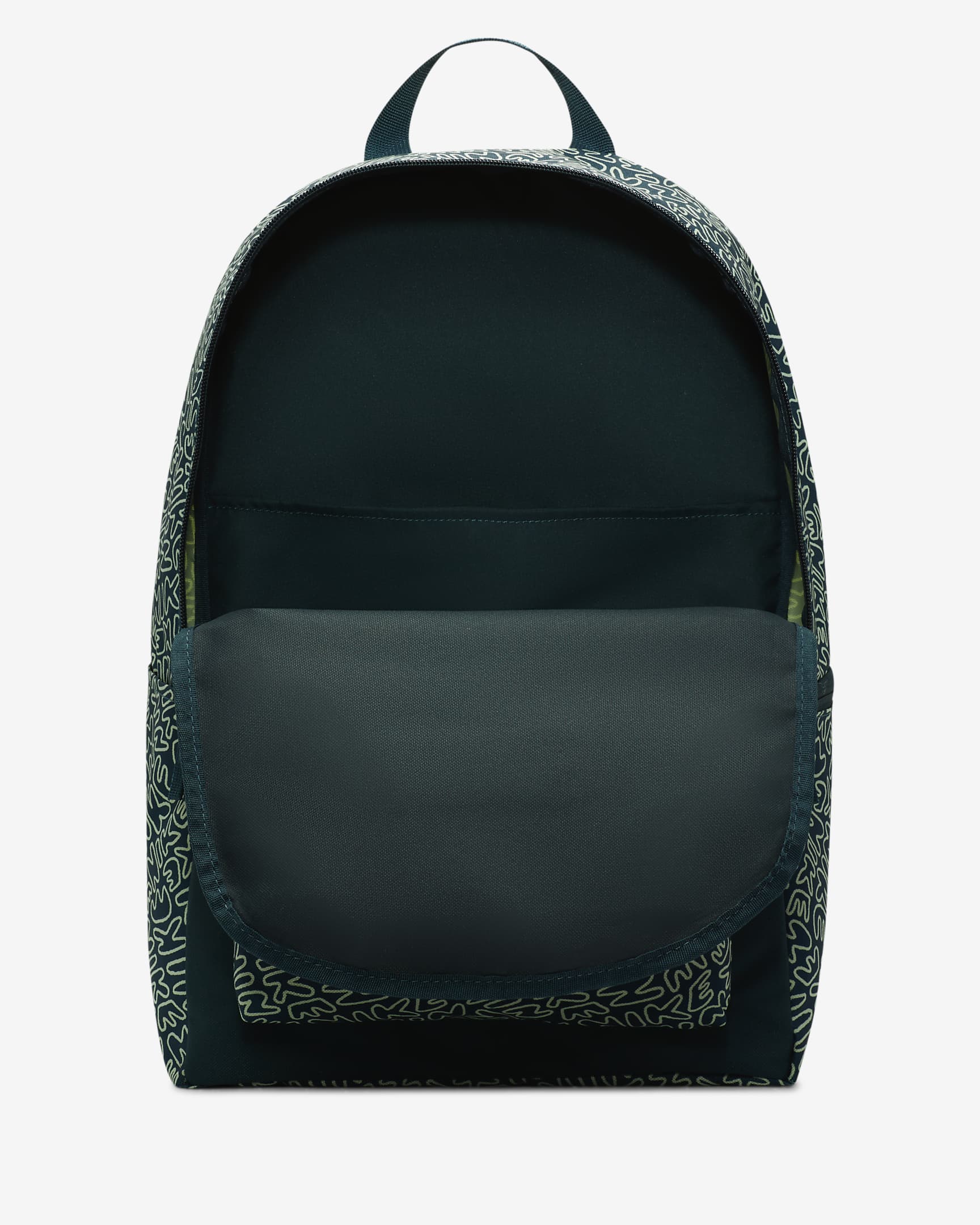 Nike Heritage Backpack (25L) - Deep Jungle/Honeydew/Honeydew