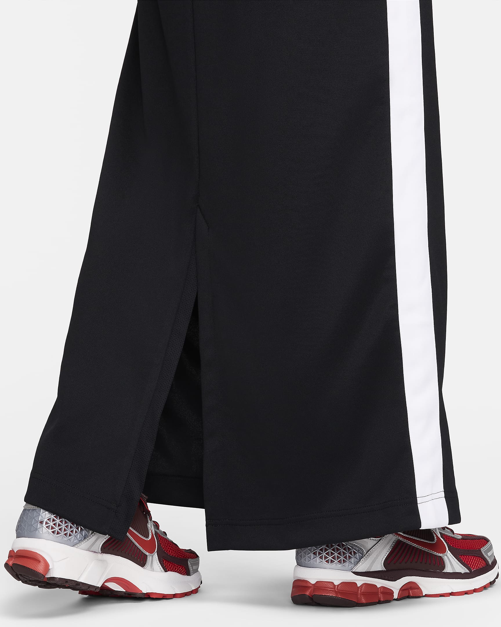 Nike Sportswear Falda - Mujer - Negro/Carmesí claro/Blanco