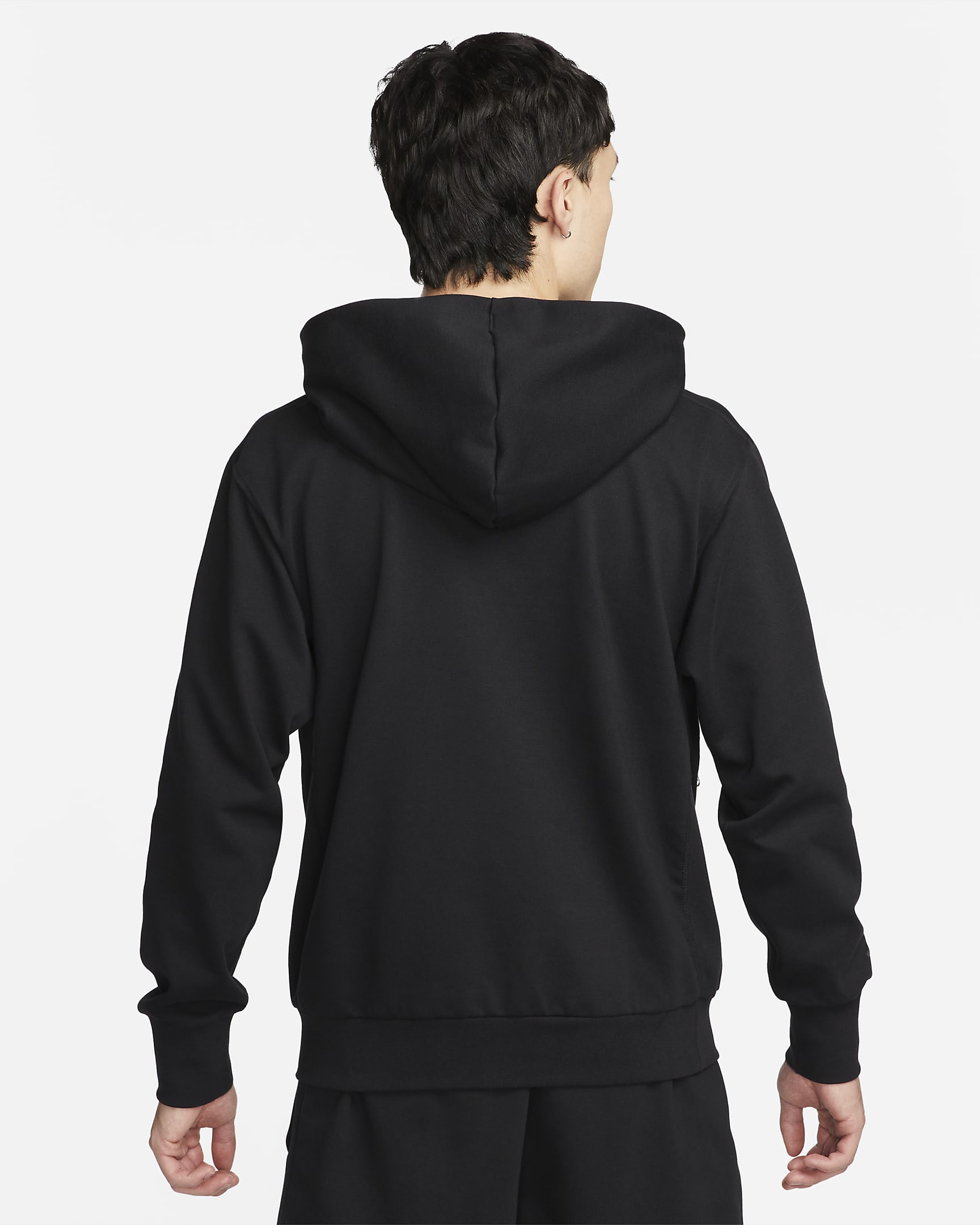 Nike Dri-FIT Standard Issue Men's Premium Pullover Basketball Hoodie - Black/White