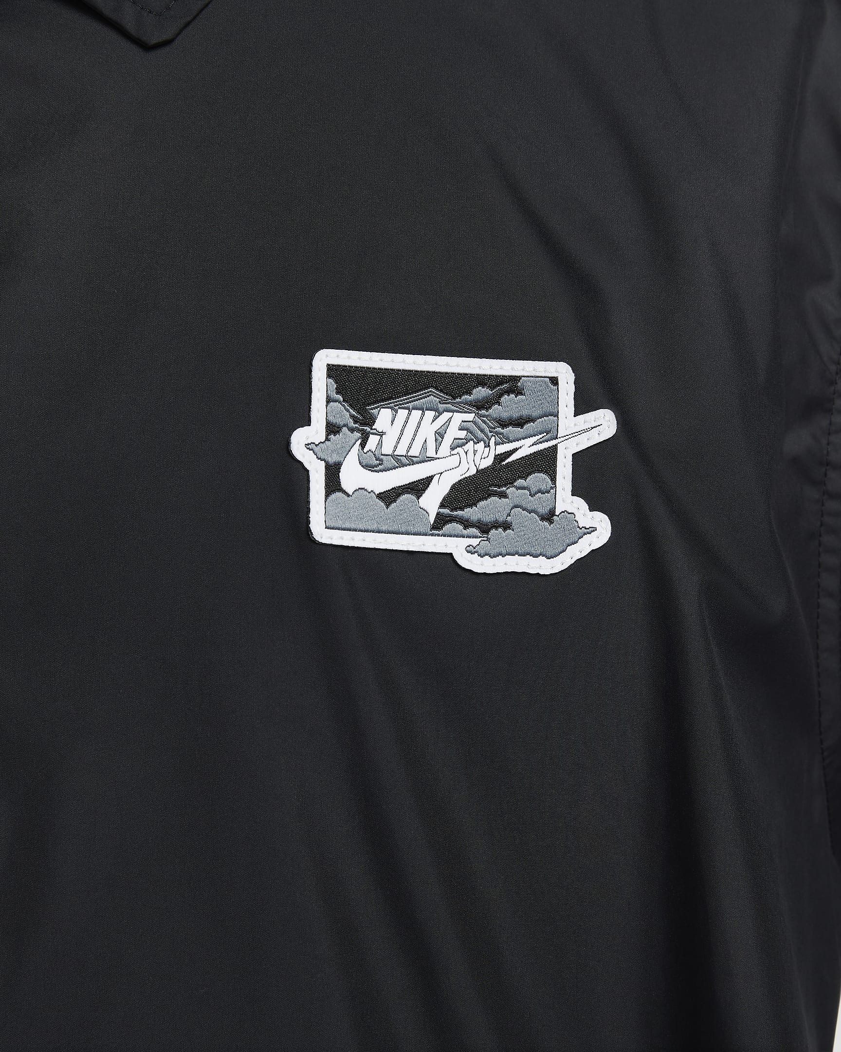 Nike Club Men's Coaching Jacket - Black/White