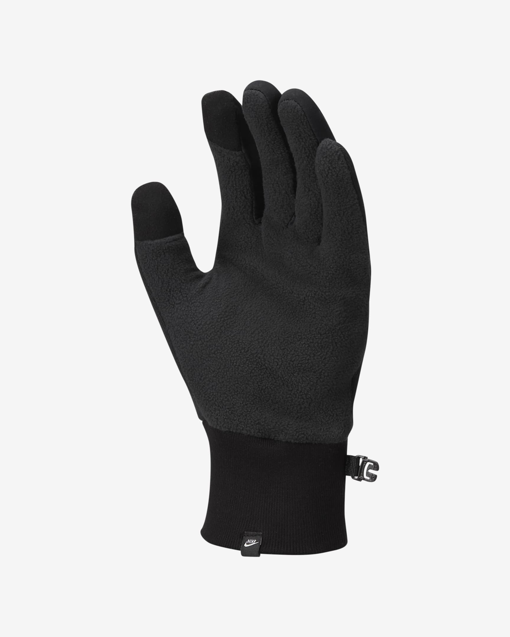 Gants Nike Therma-FIT Tech Fleece pour homme - Noir/Noir/Noir