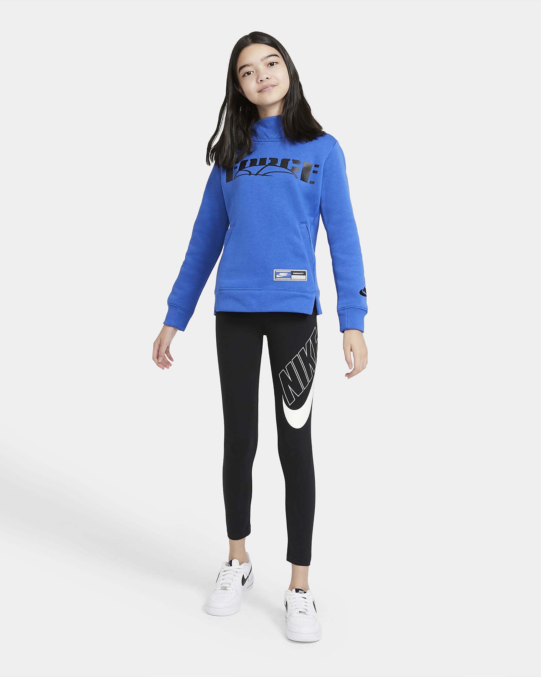 Sudadera con capucha sin cierre para niña talla grande Nike Sportswear ...