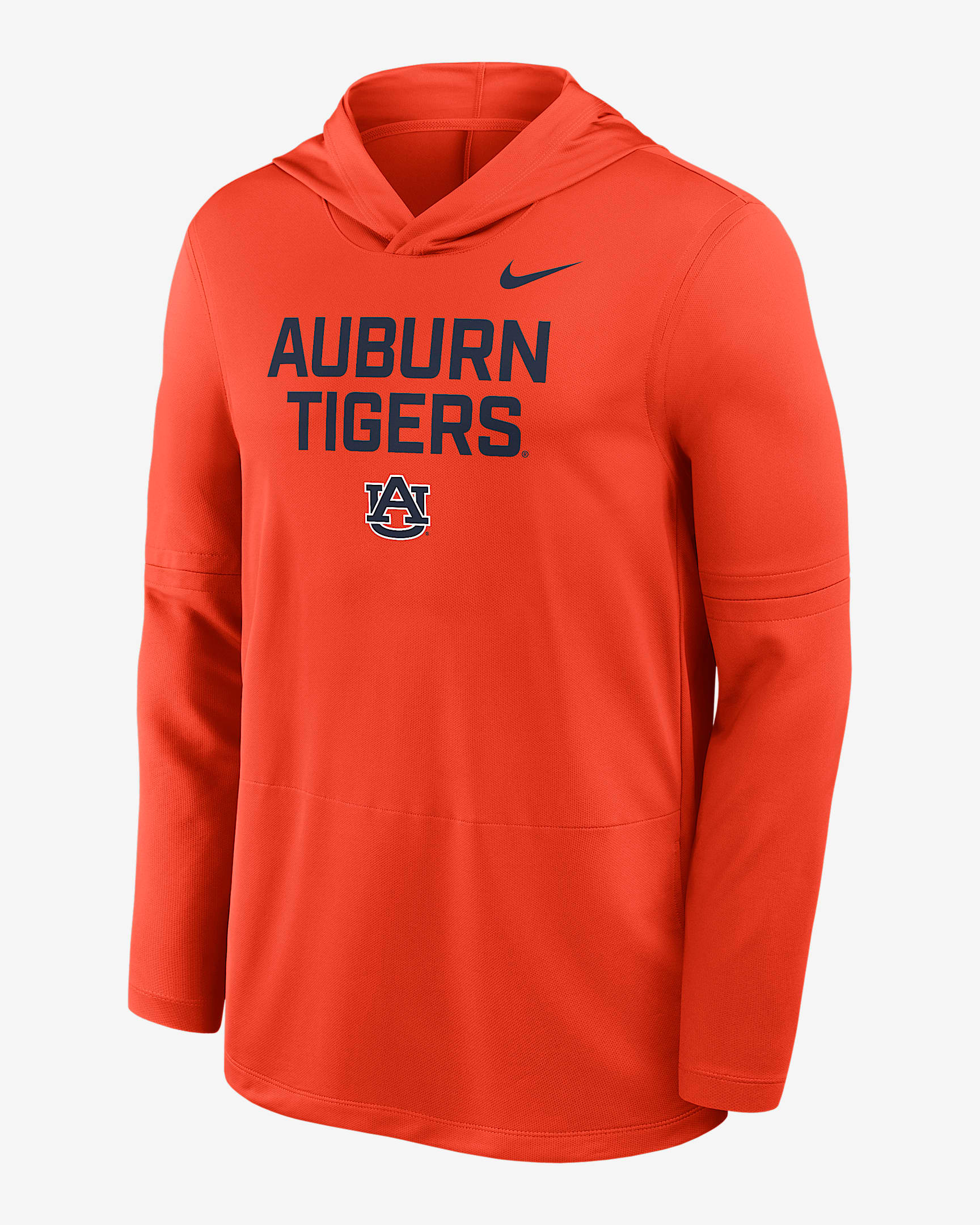 Auburn Sideline Men's Nike Dri-FIT College Long-Sleeve Hooded Top - Orange