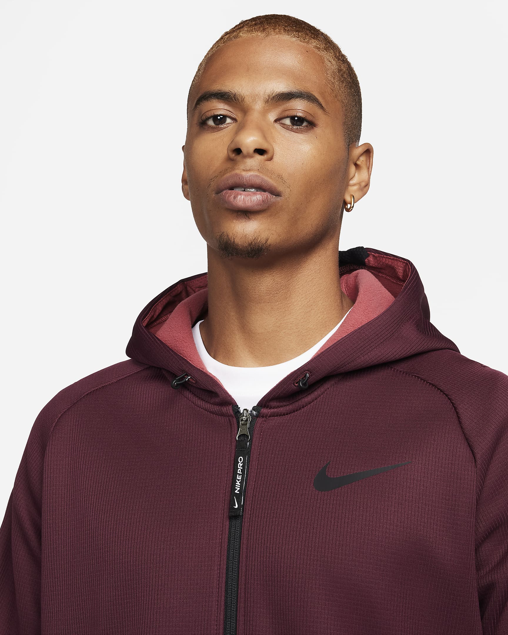Nike Therma-Sphere Men's Therma-FIT Hooded Fitness Jacket. Nike FI