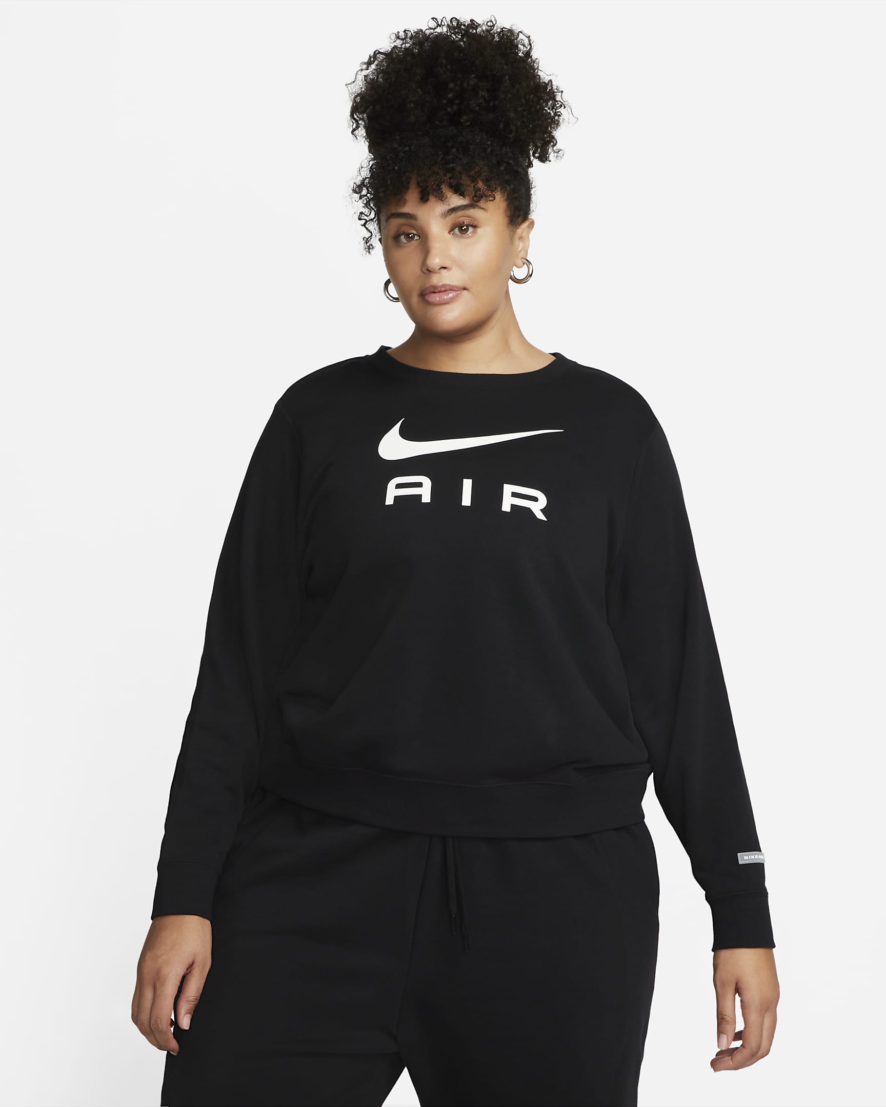 Nike Air Women's Fleece Crew-Neck Sweatshirt (Plus Size). Nike IE
