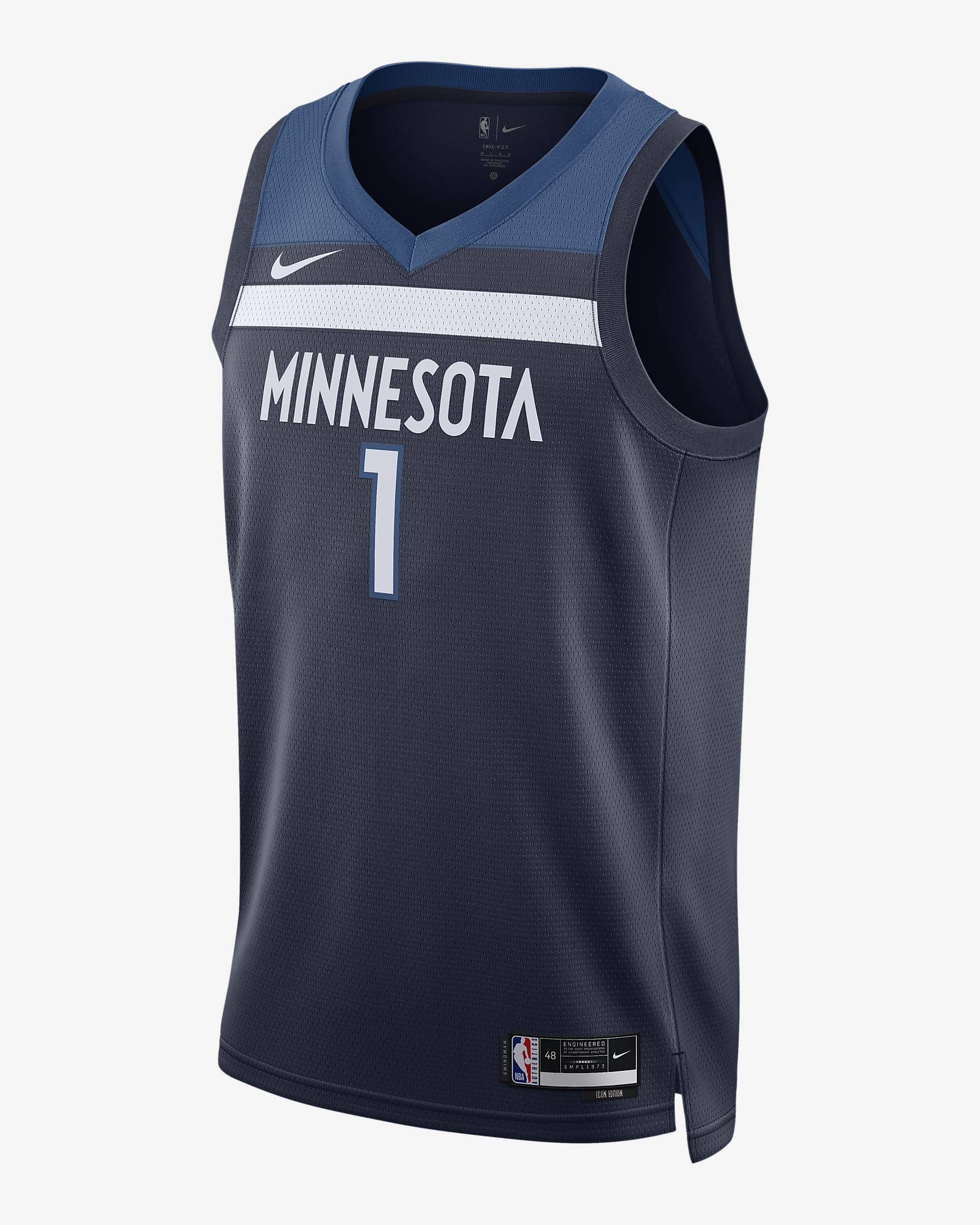 Minnesota Timberwolves Icon Edition 2022/23 Men's Nike Dri-FIT NBA Swingman Jersey - College Navy