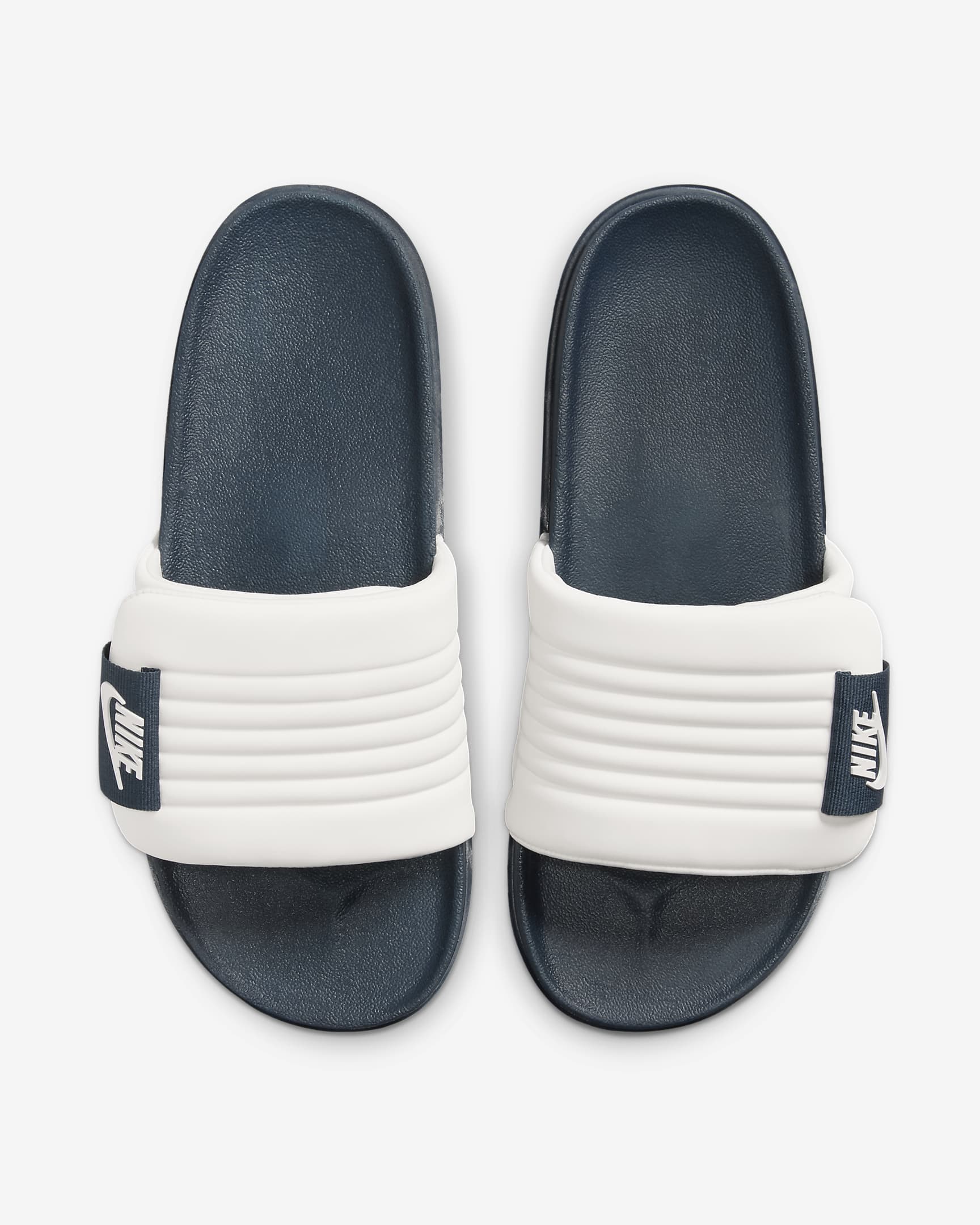 Nike Offcourt Adjust Men's Slides - Sail/Armoury Navy/Sail