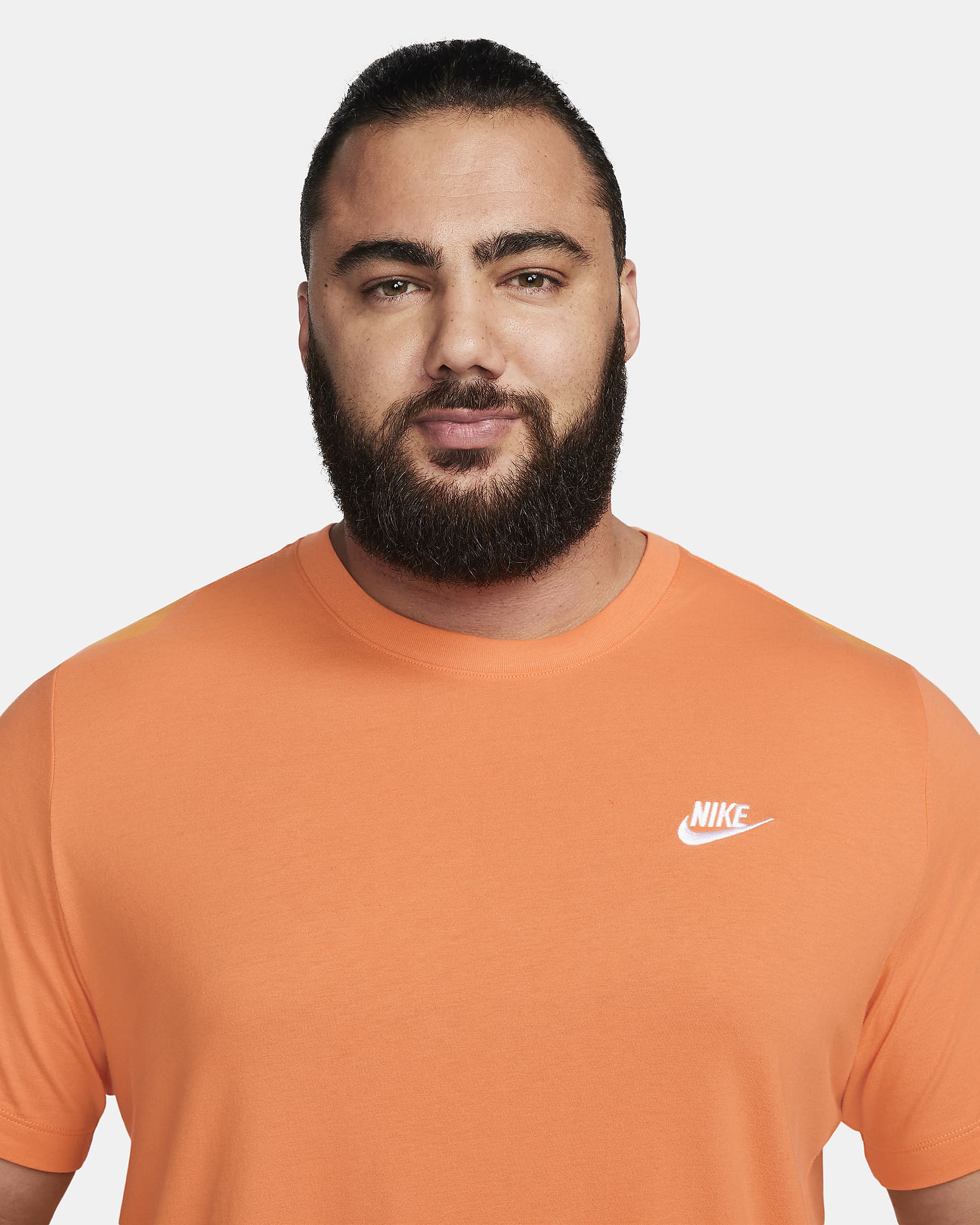 Nike Sportswear Club Men's T-Shirt - Bright Mandarin