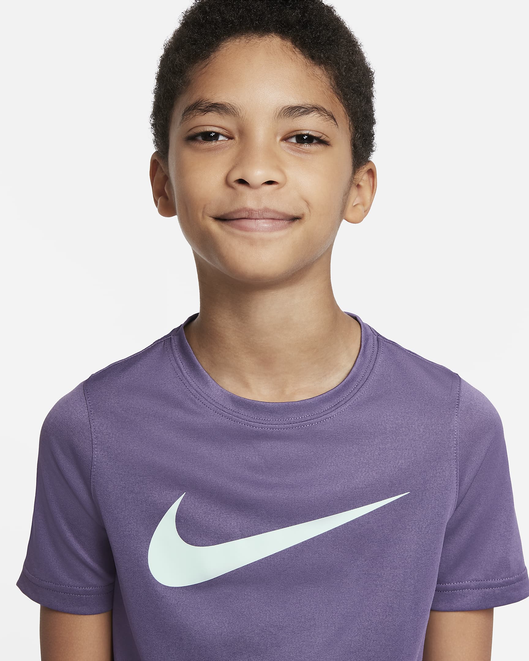 Nike Dri-FIT Big Kids' Swoosh Training T-Shirt. Nike.com