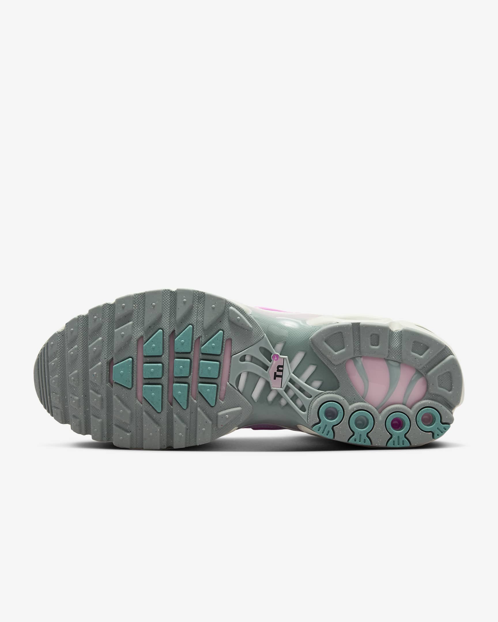 Nike Air Max Plus Women's Shoes - Football Grey/White/Pink Foam/Playful Pink