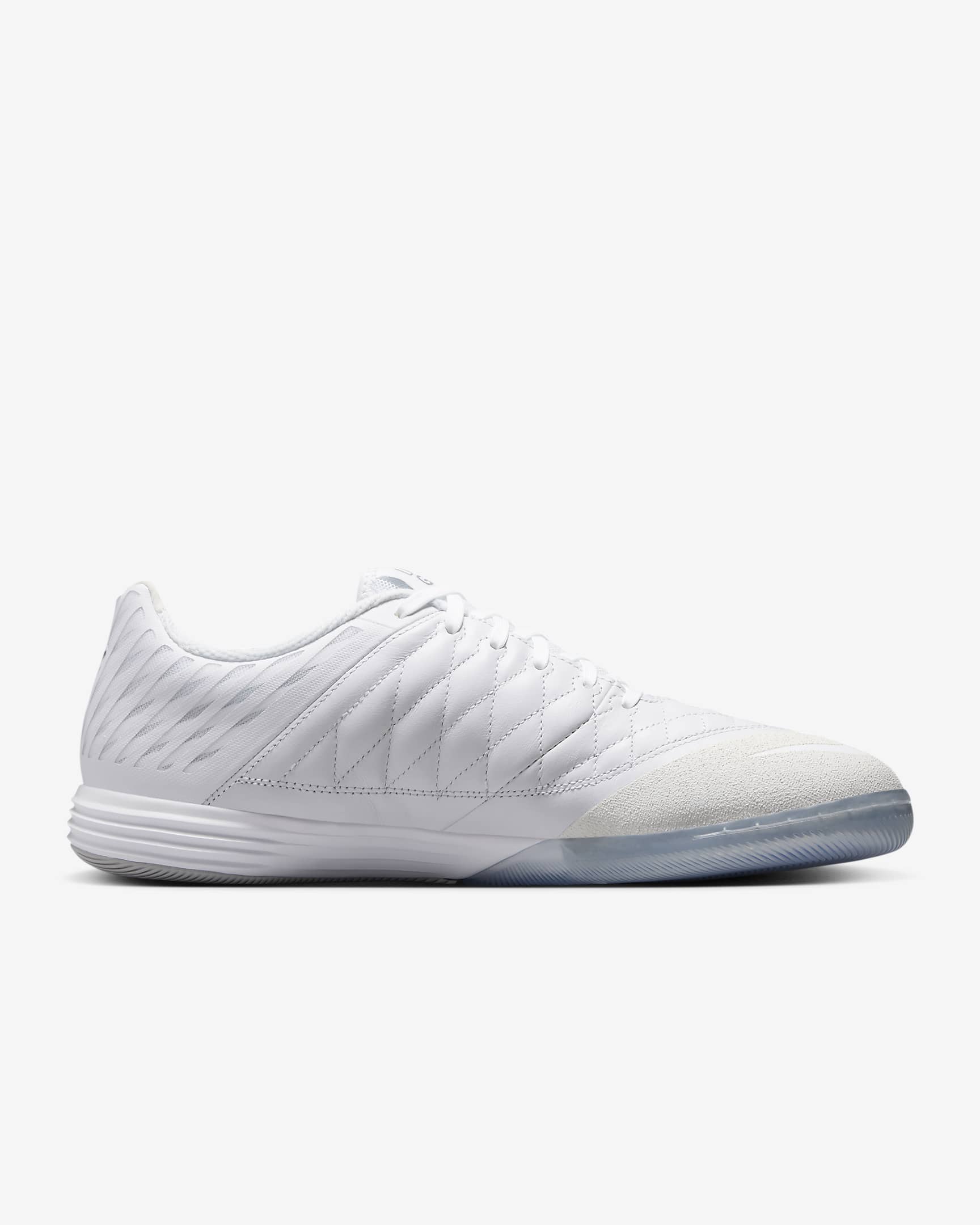 Nike Lunargato II low-top zaalvoetbalschoenen - Wit/Chrome