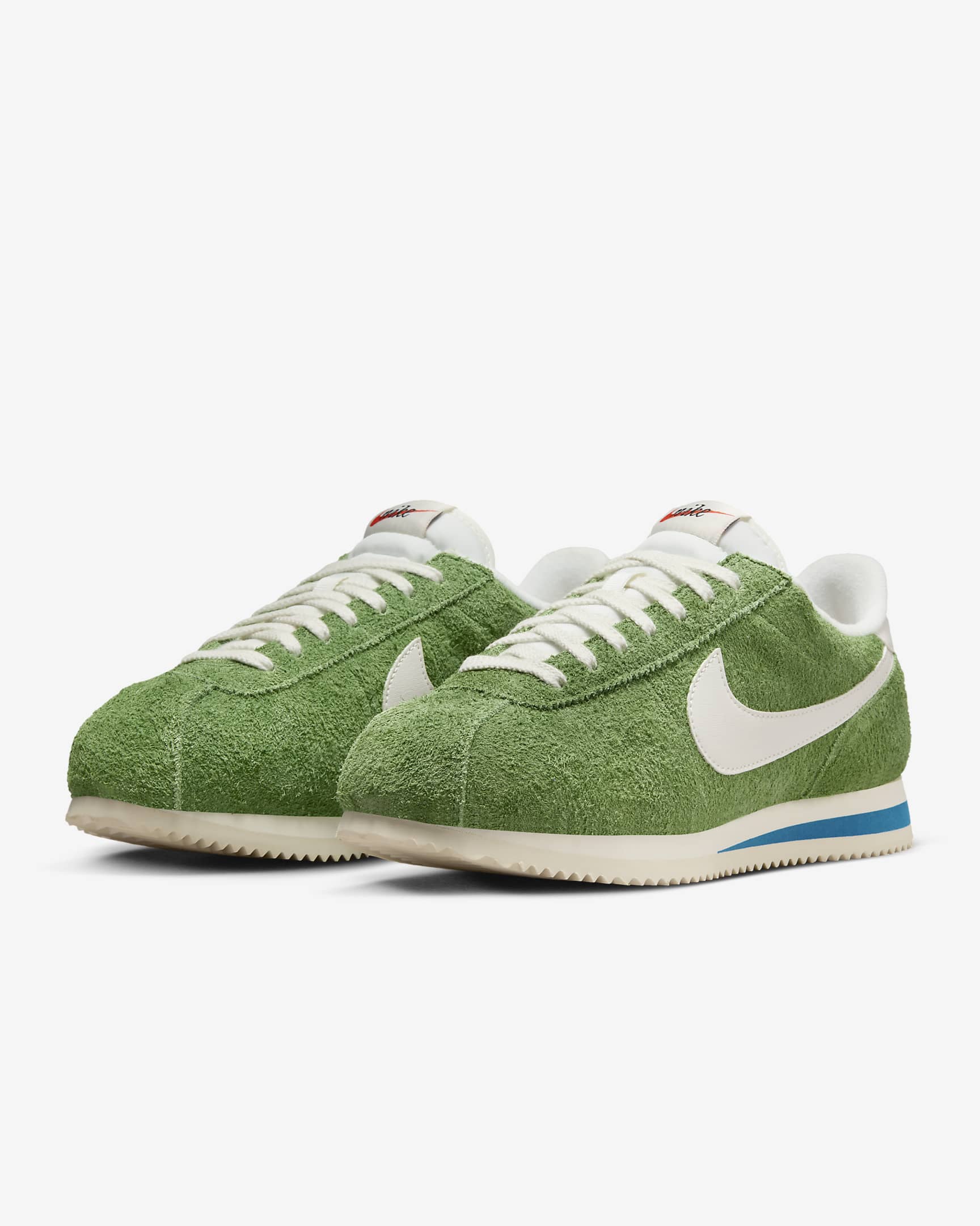 Nike Cortez Vintage Suede Women's Shoes - Chlorophyll/Light Photo Blue/Coconut Milk/Sail