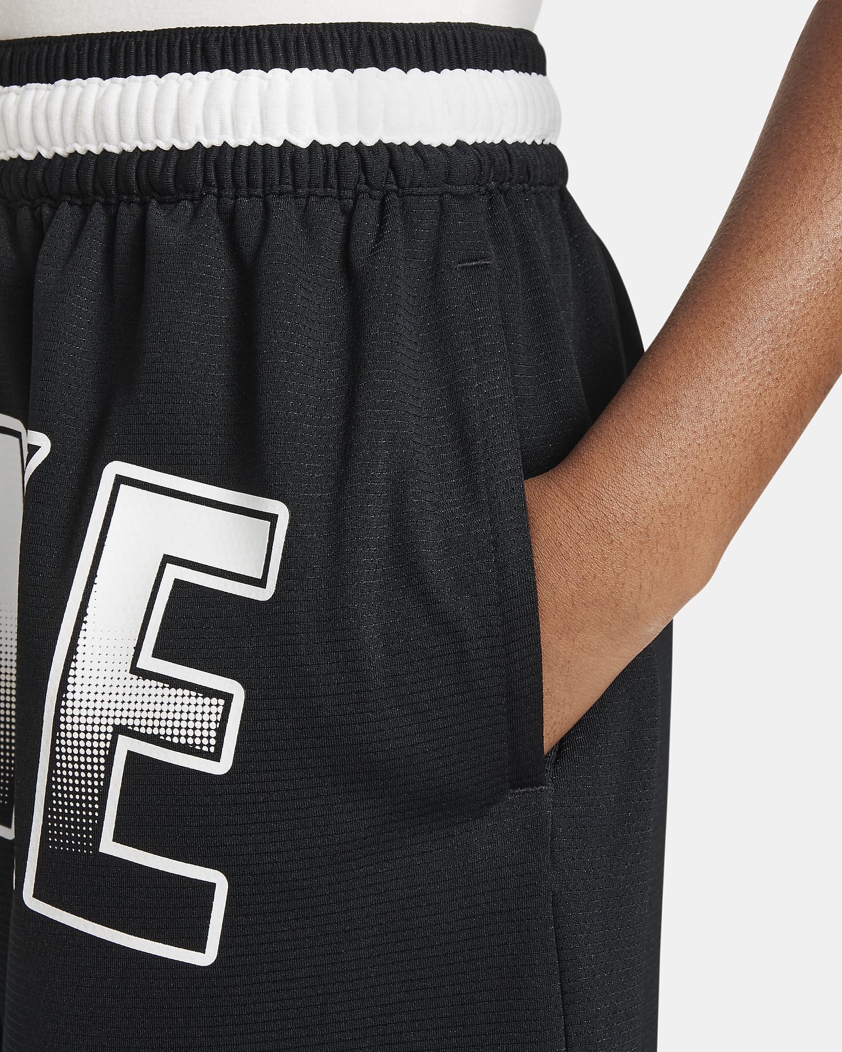 Nike DNA Culture of Basketball Big Kids' Dri-FIT Shorts - Black/White