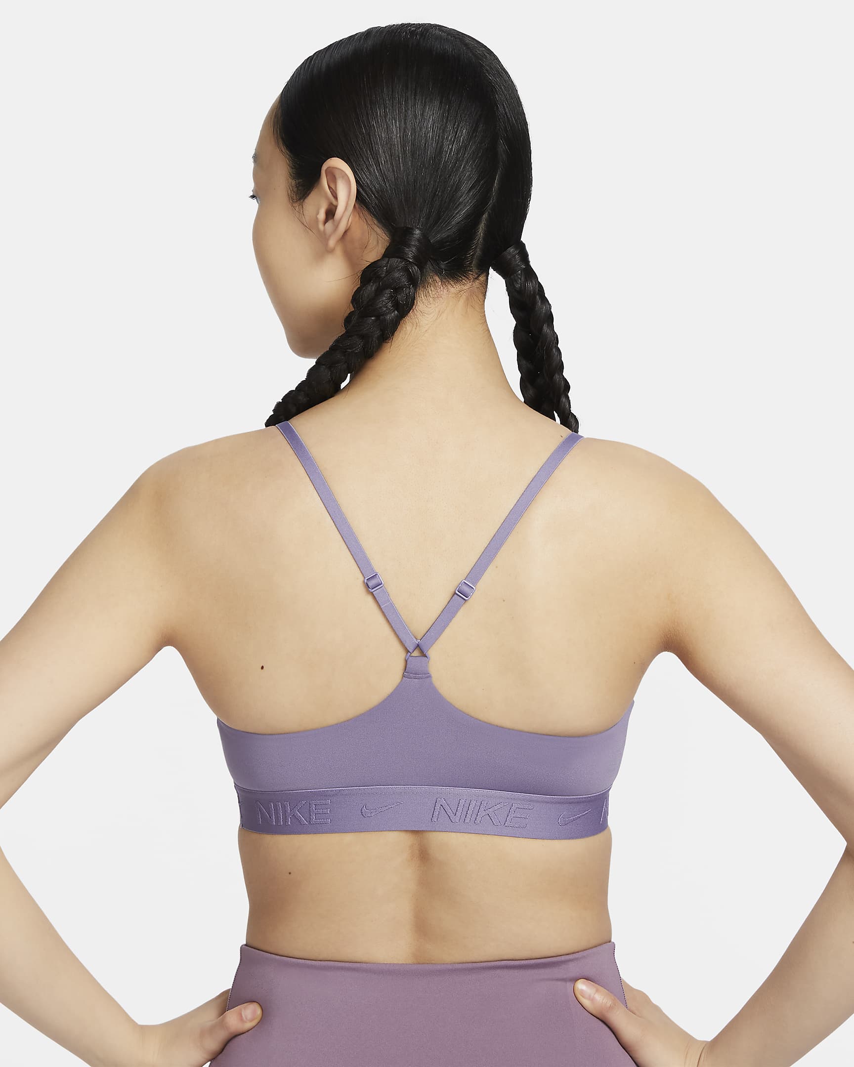 Nike Indy Light-Support Women's Padded Adjustable Sports Bra - Daybreak/Daybreak