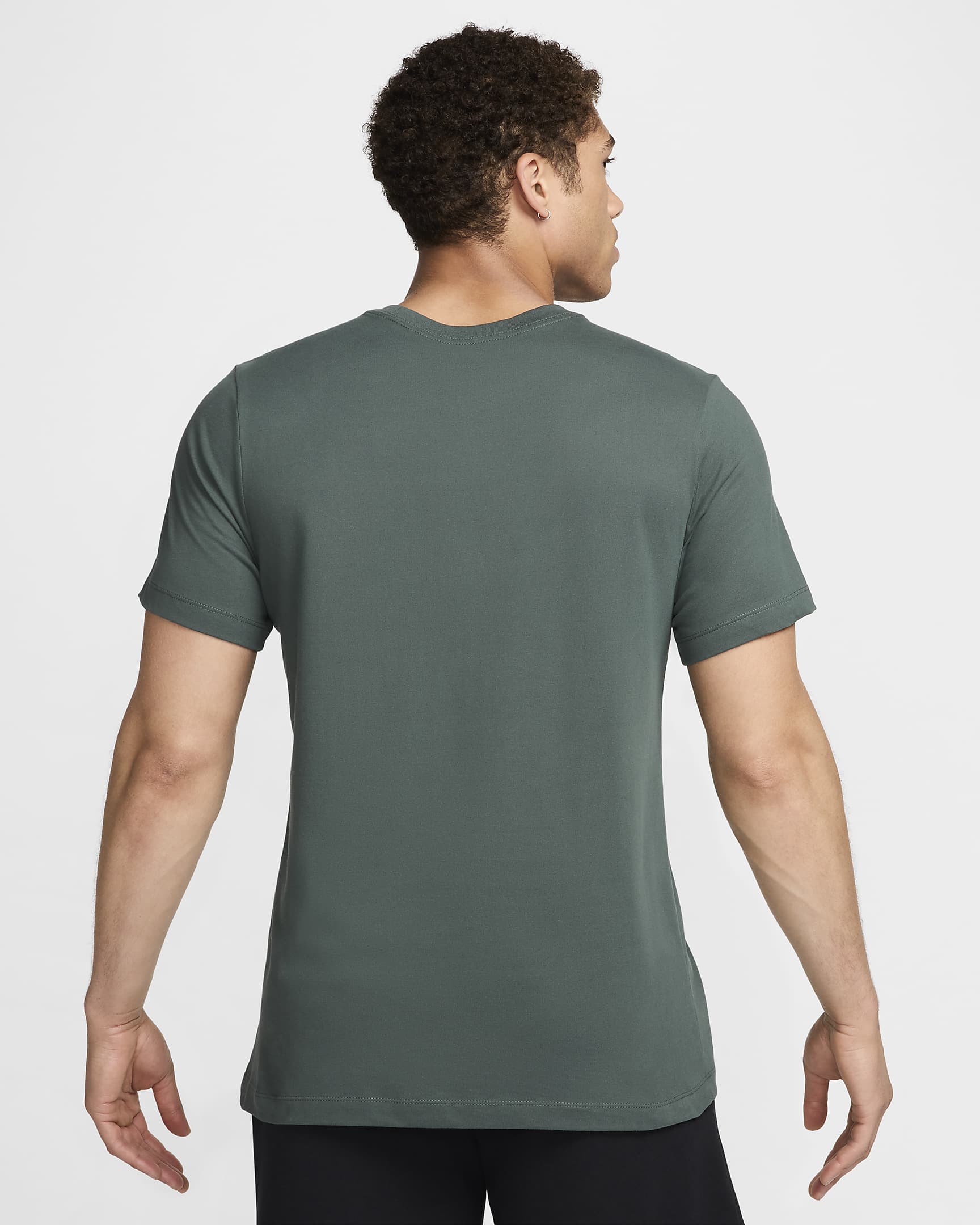 T-shirt fitness Nike Dri-FIT – Uomo - Vintage Green/Bianco