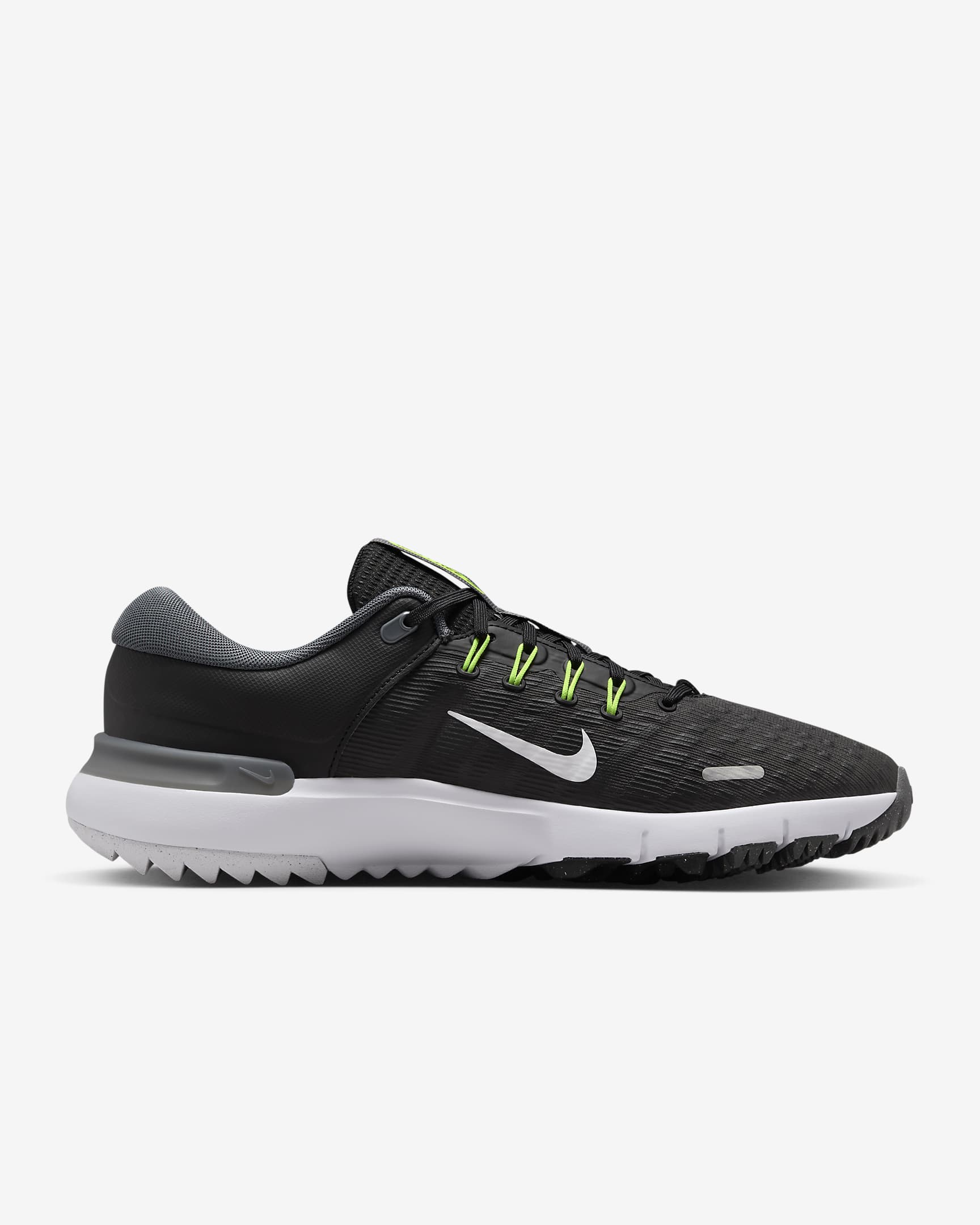 Nike Free Golf NN Golf Shoes - Black/Iron Grey/Volt/White